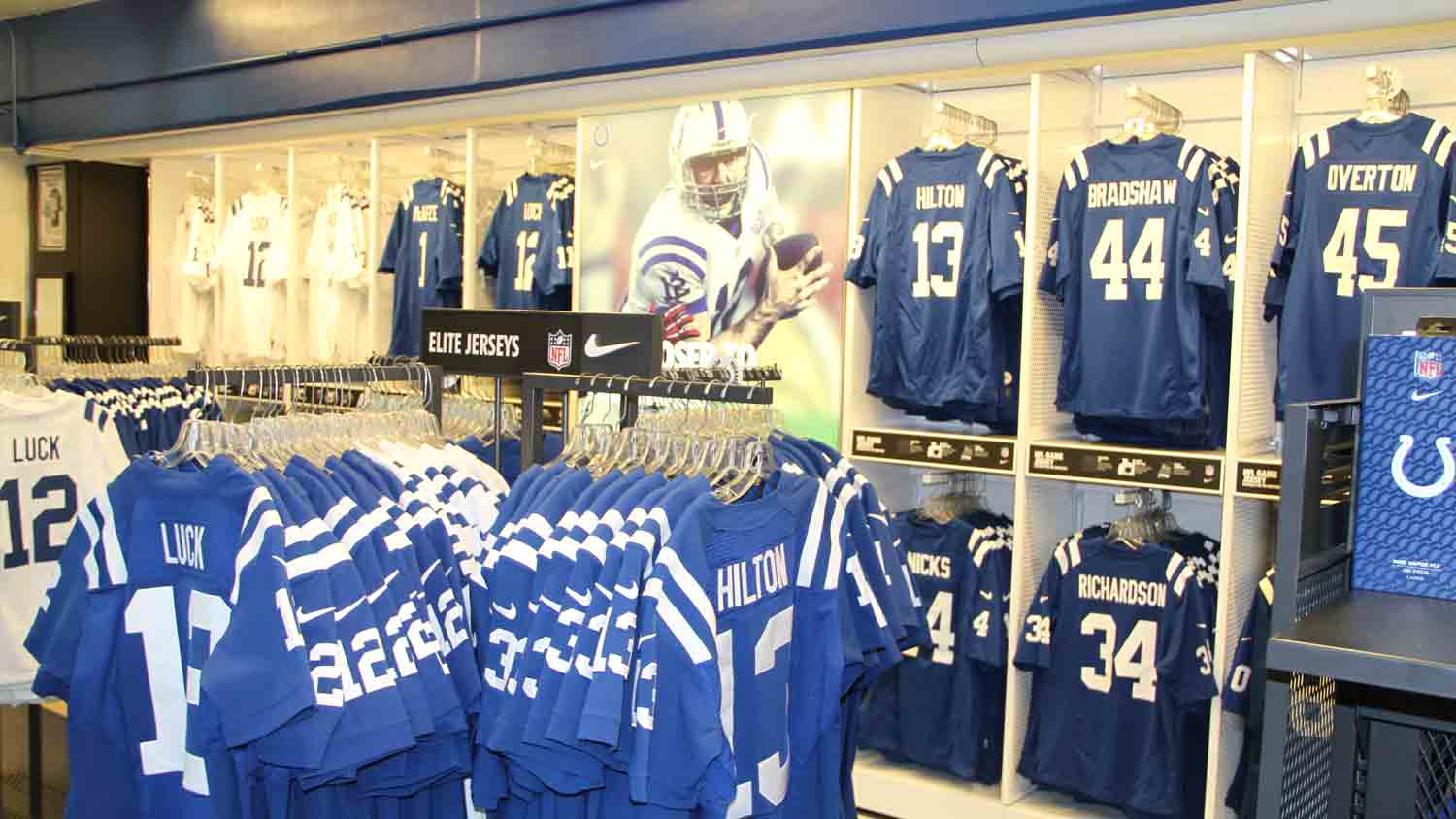 Indianapolis Colts Pro Shop reopens at Lucas Oil Stadium with