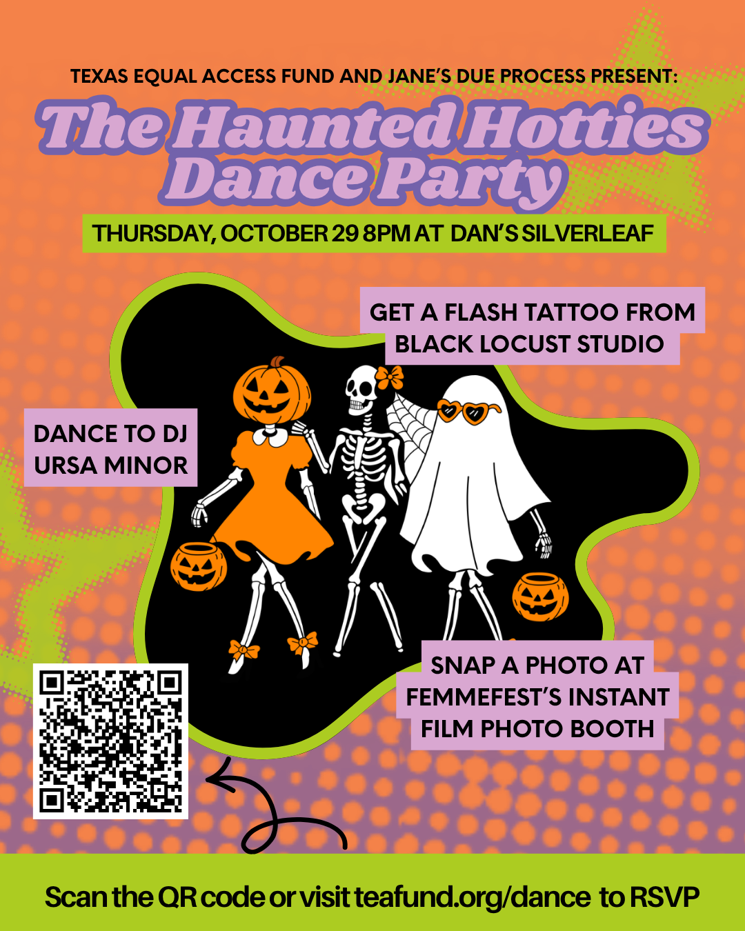 The Haunted Hotties Dance Party! Presented by TEA Fund and JDP