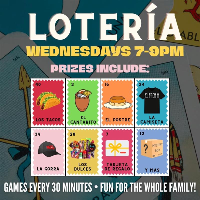 Loteria Night - Plaza Mariachi - Play Mexican Bingo!