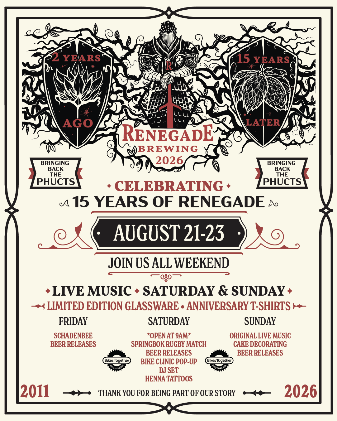 ナイロン100℃ 32nd SESSION 15years Anniversa… Renegade's 15th Anniversary Celebration Weekend