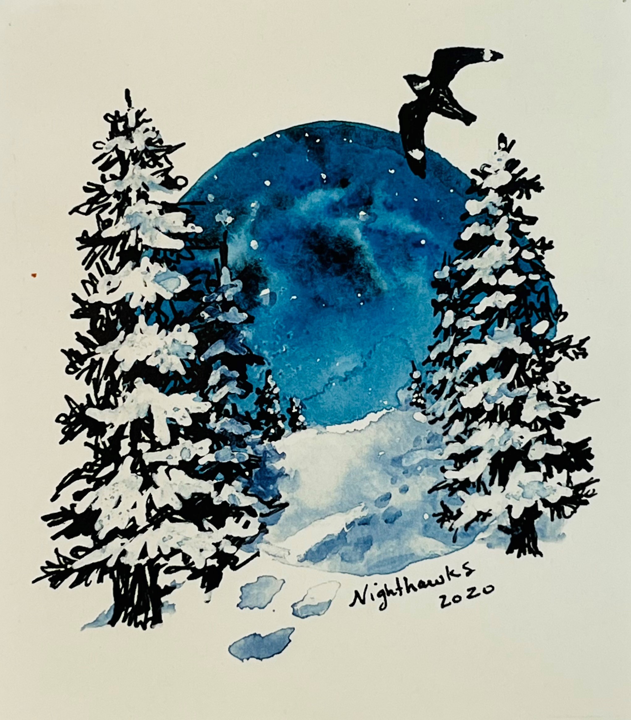 Art & Sip: Winter Watercolor Cards