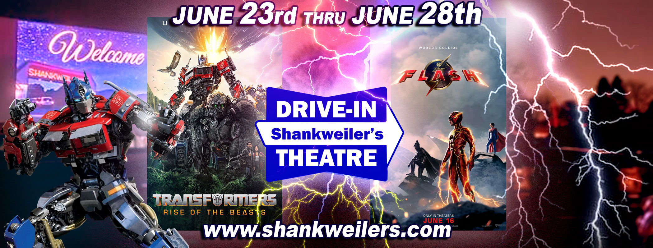 Drive-In Double Feature: TRANSFORMERS and THE FLASH