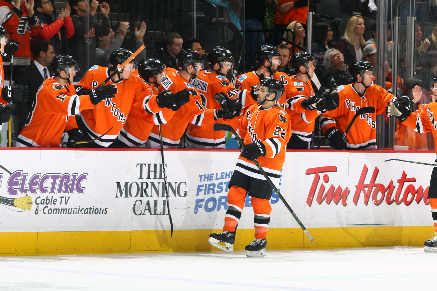 Teddy Bear Toss Photo - Lehigh Valley Phantoms