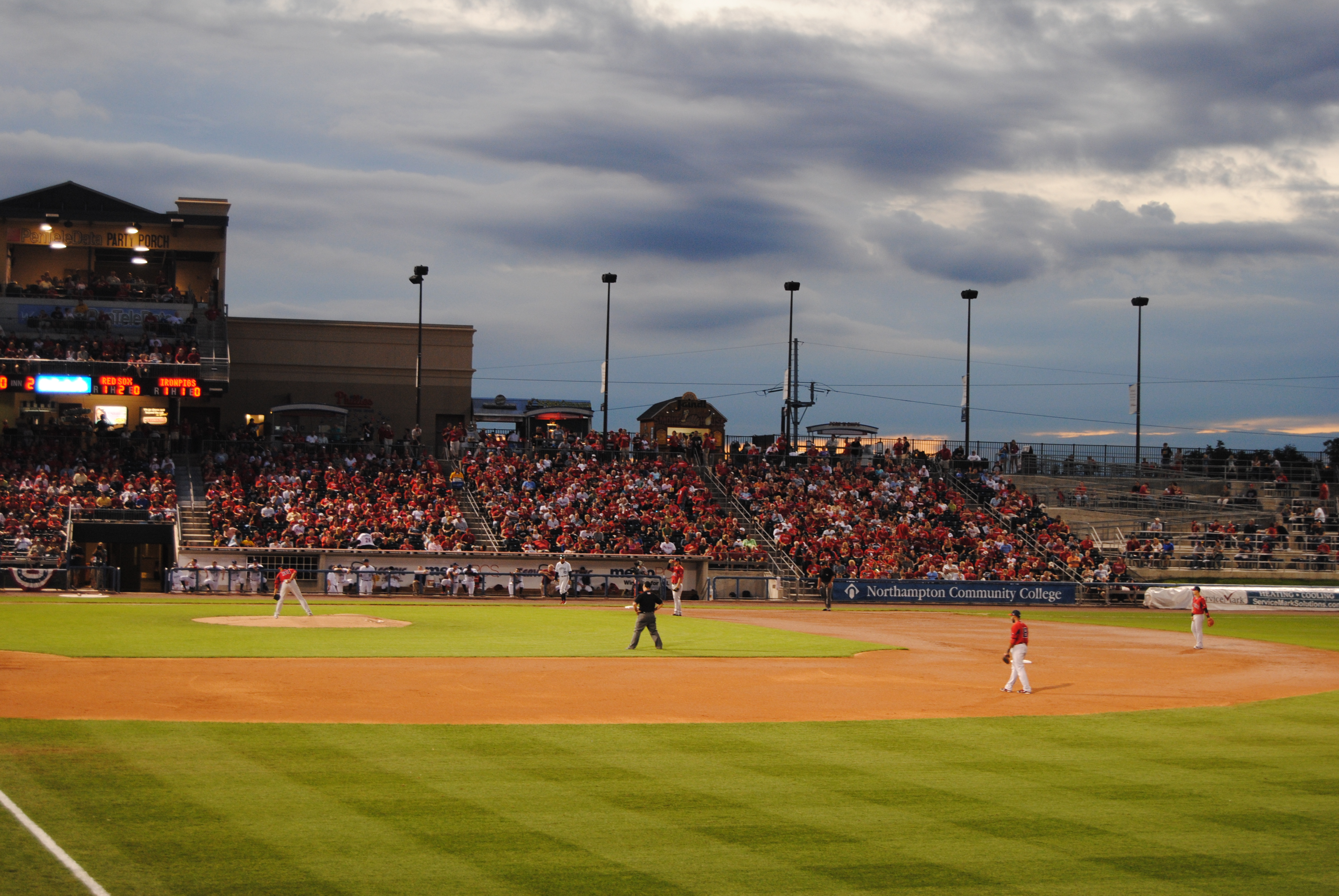 File:Lehigh Valley IronPigs at Buffalo Bisons - 20220820 - 02 - A