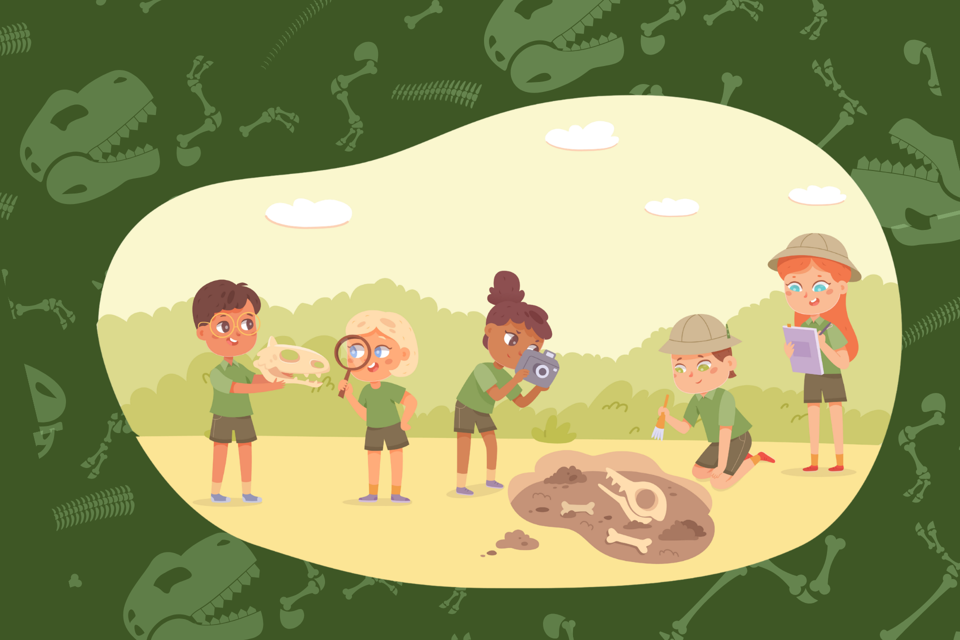 Bone-Afide Explorers: Build a 3D Dinosaur
