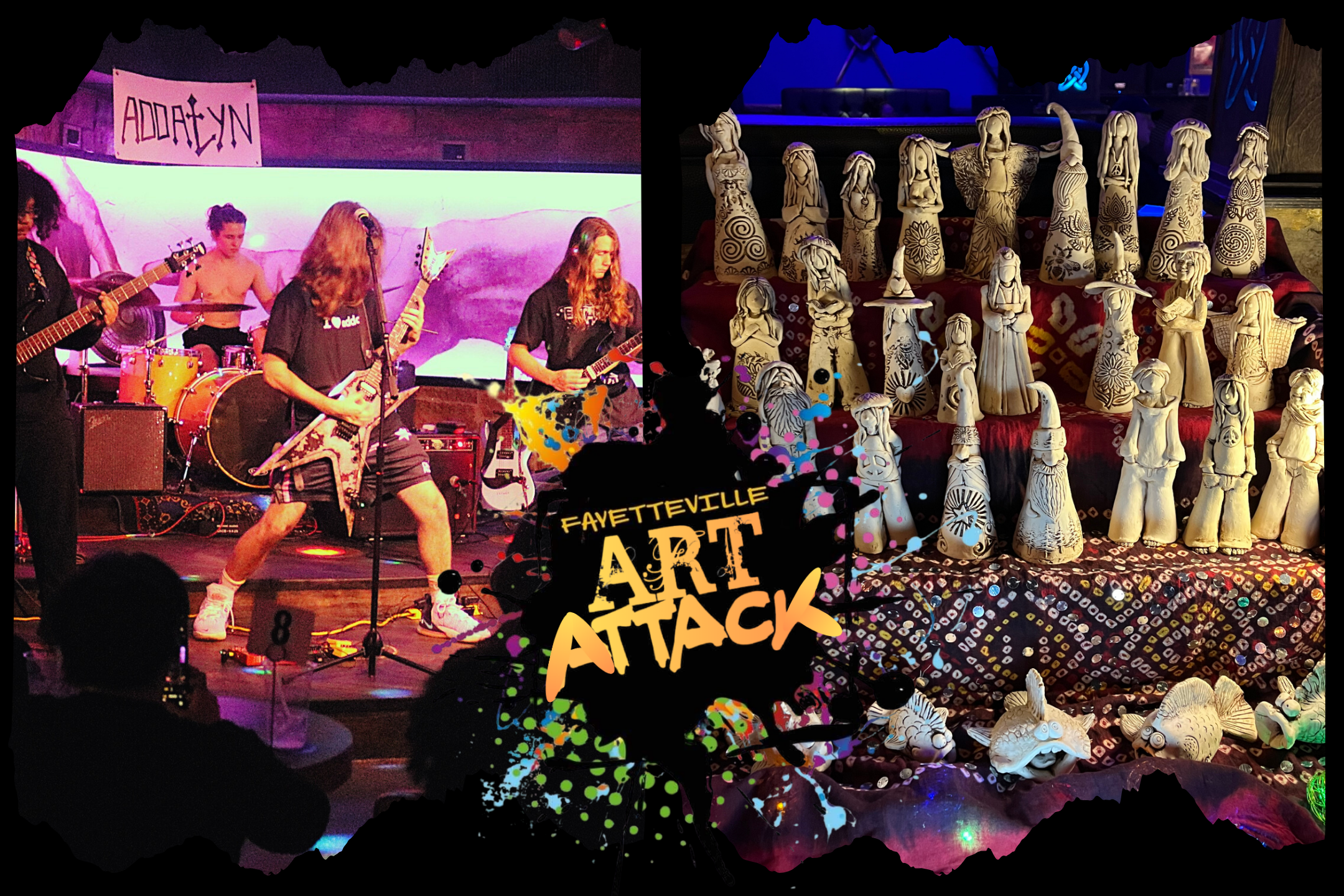 The Fayetteville Art Attack, Wednesday, July 1st!
