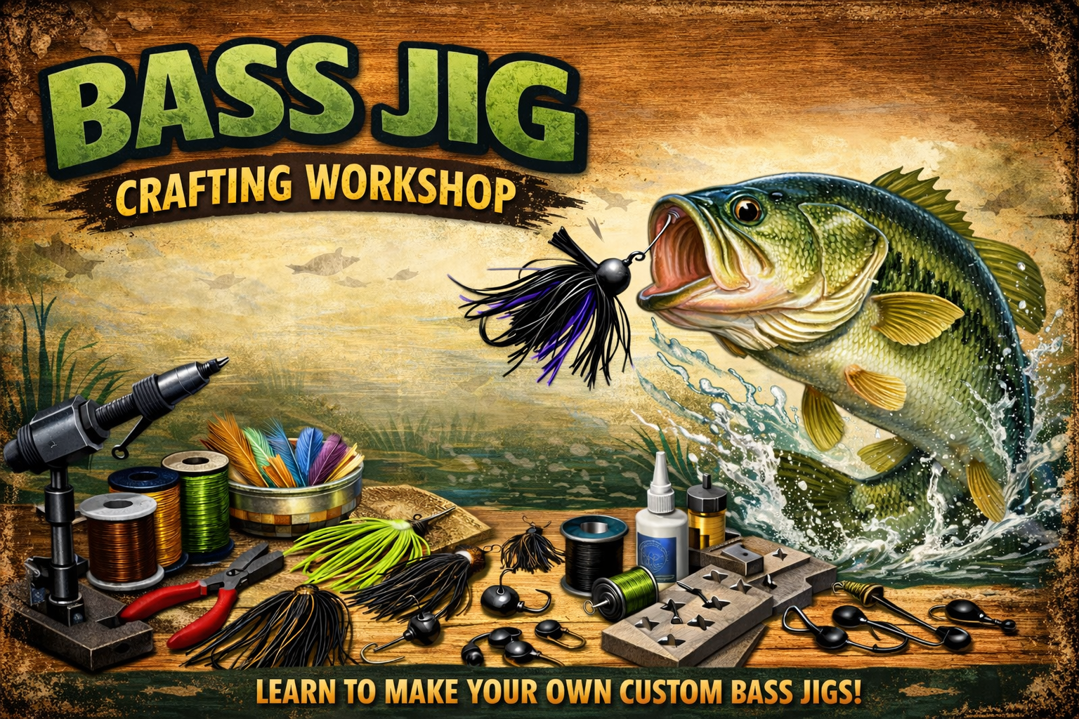 Bass Jig Crafting Workshop