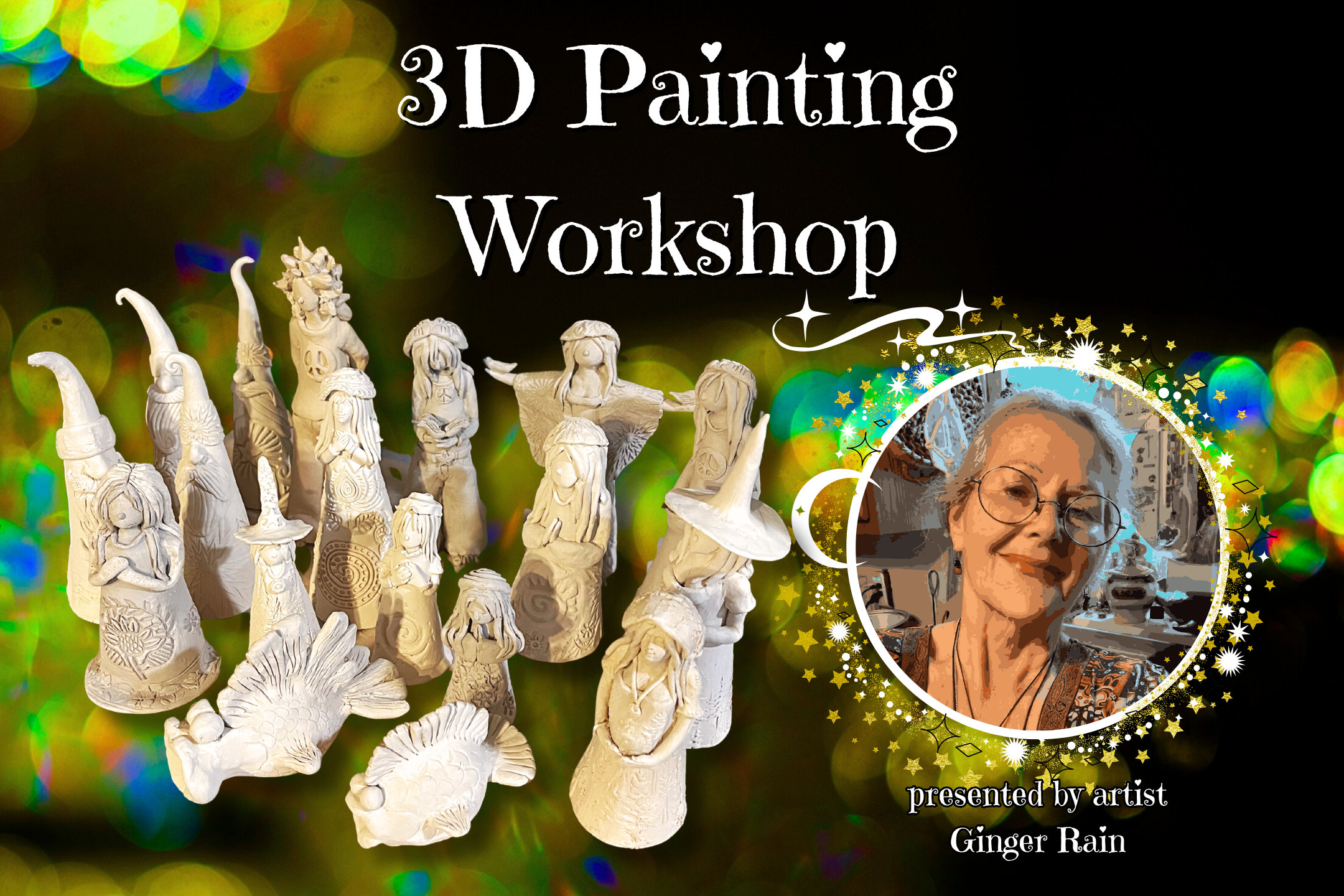 3D Painting Workshop with artist Ginger Rain