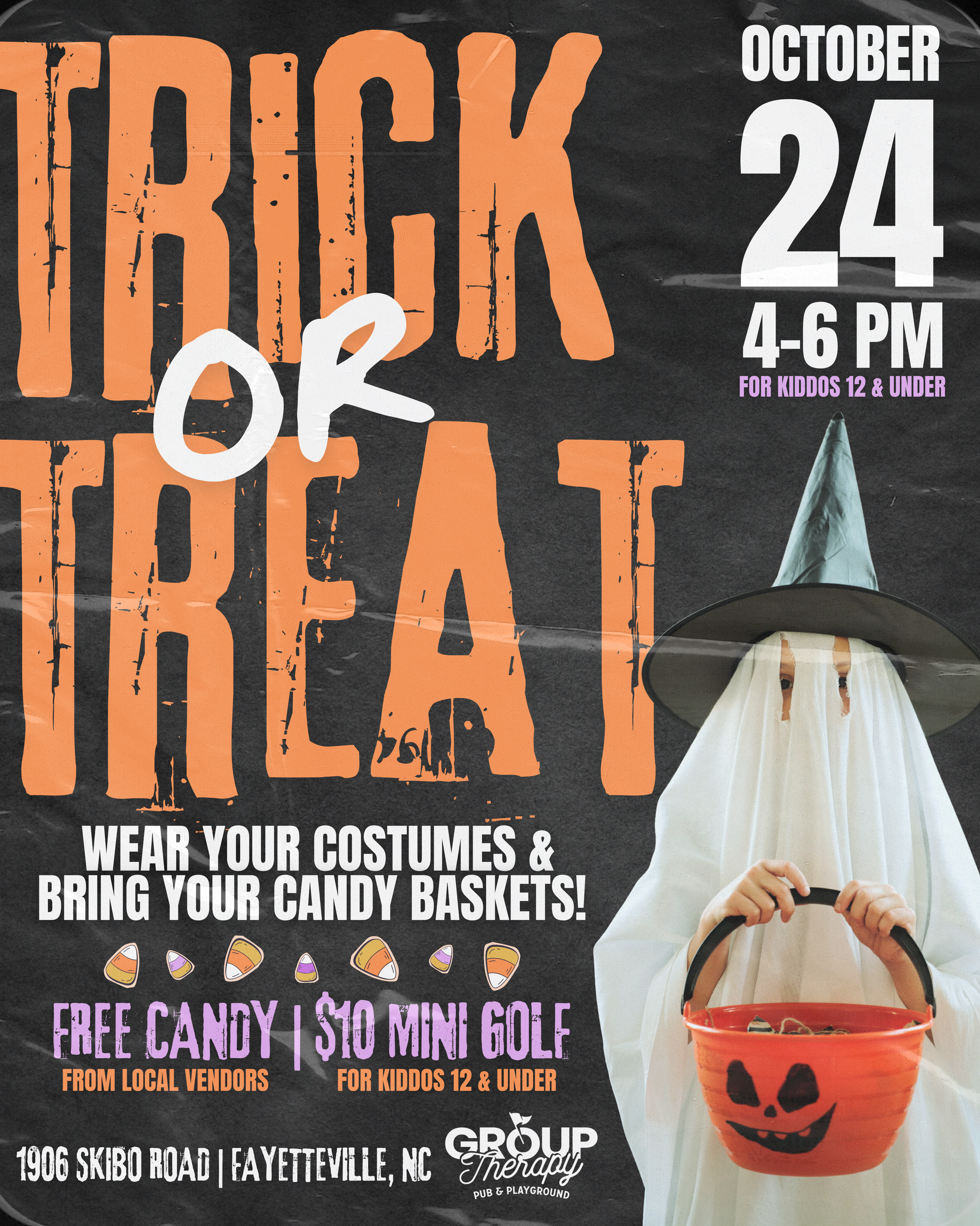 Trick or Treat at Group Therapy Pub & Playground