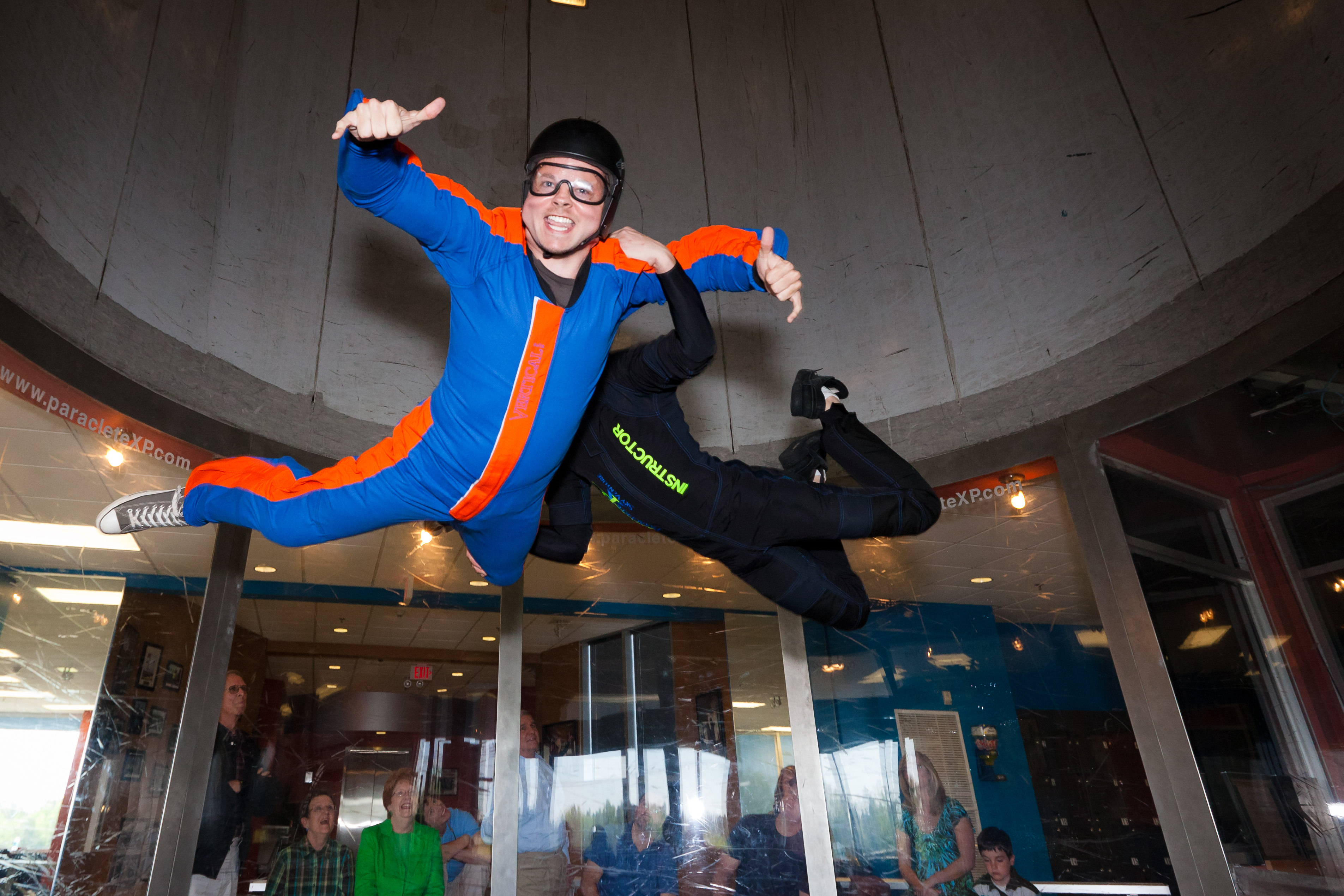 Indoor Skydiving and Zero Gravity - Paraclete XP Indoor Skydiving