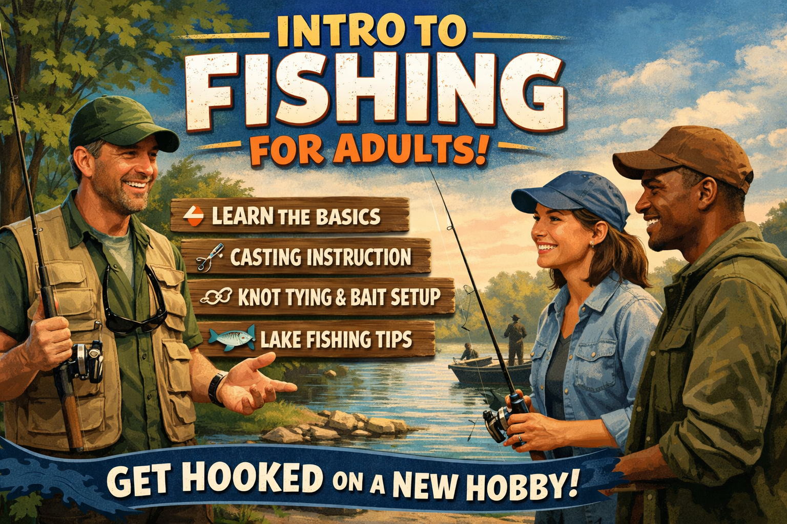 Introductory Fishing for Adults