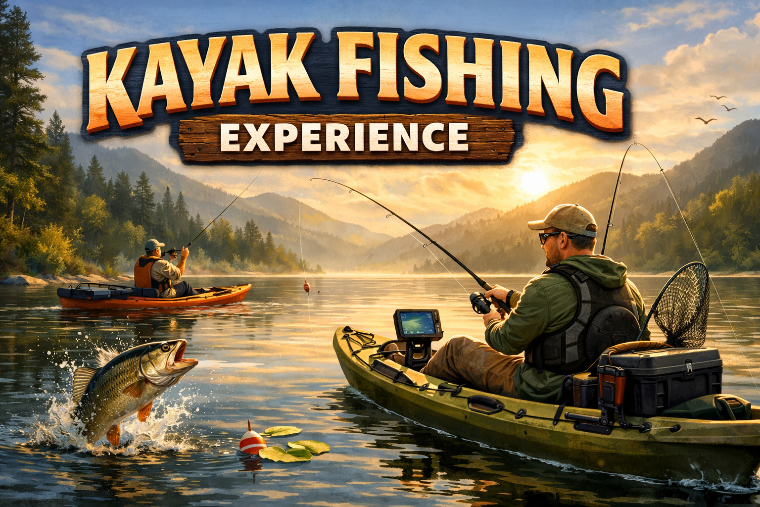 On-the-Water Fishing Experience: Kayak Fishing