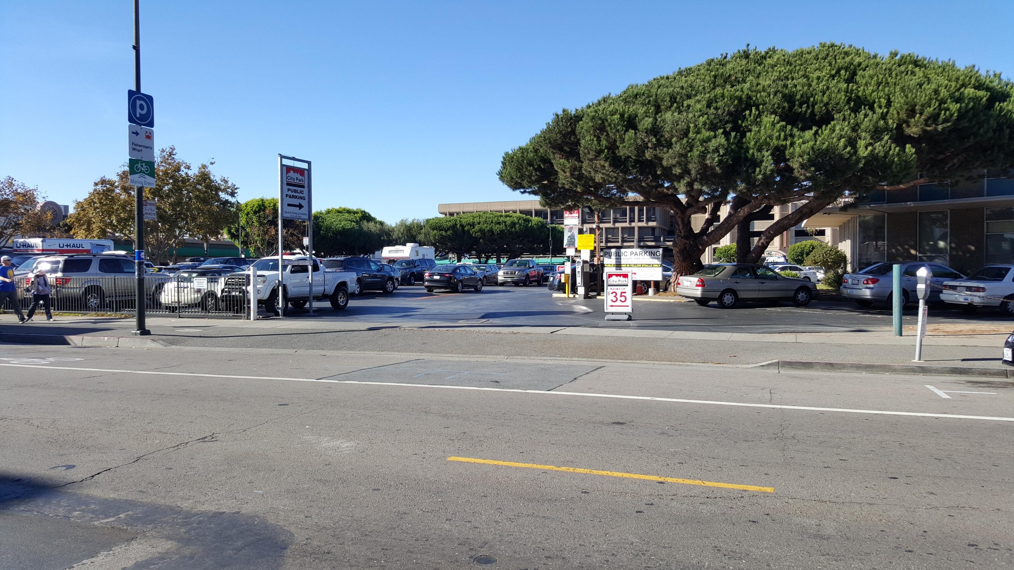 Parking for Lewis Wharf, ParkChirp