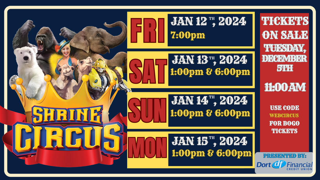 Shriners Circus 2025 Schedule - Kippy Marlee