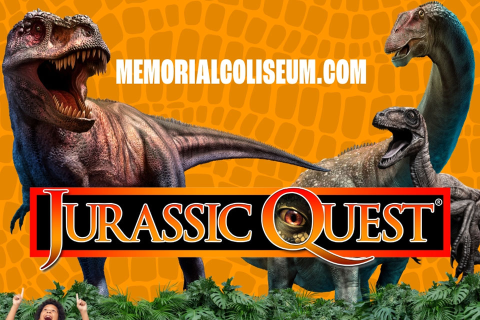 Jurassic Quest - Tyson the T.rex and Prehistoric Nick meet, not