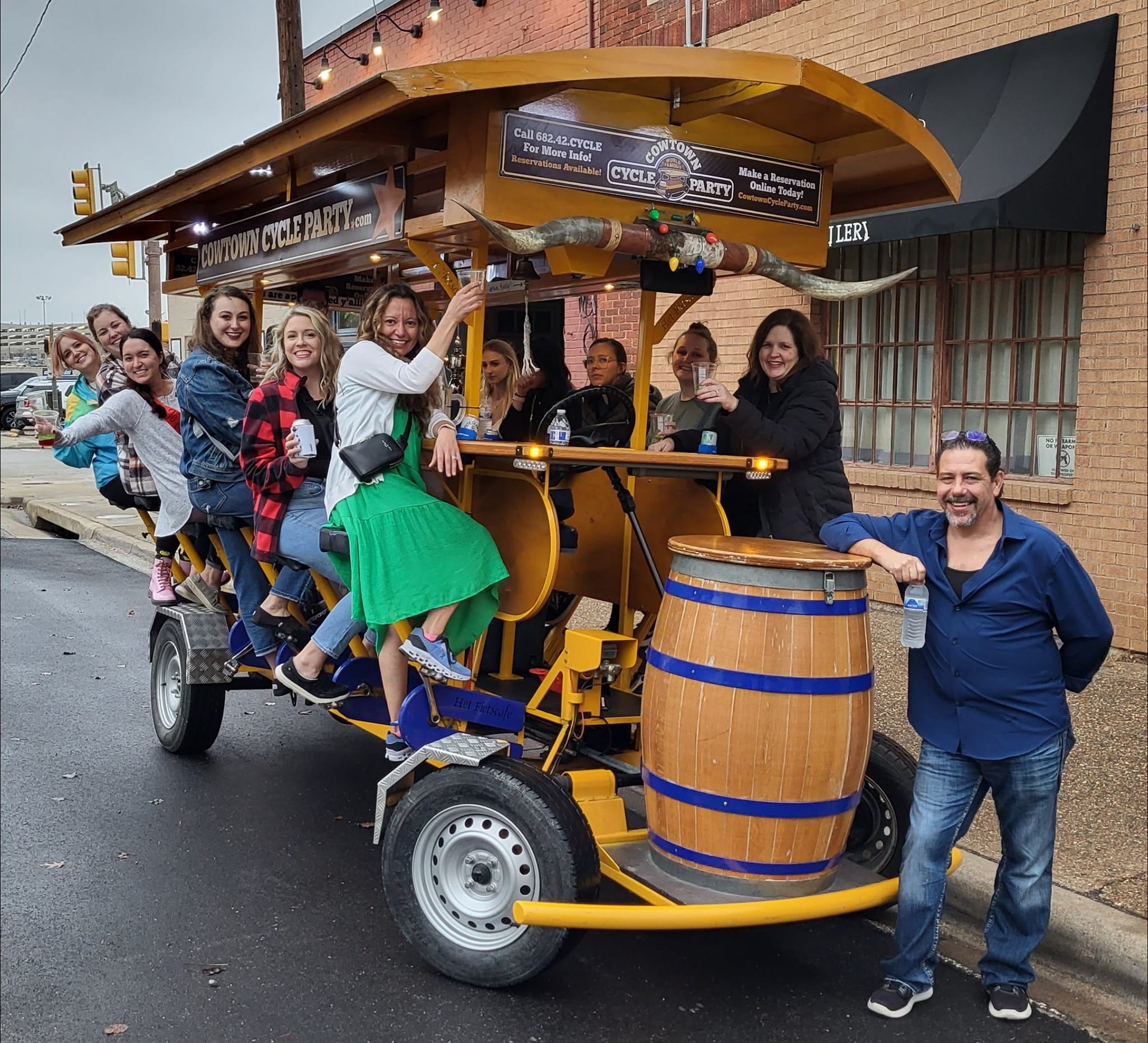 Cowtown Cycle Party BYOB Sunday Funday Brunch Crawl