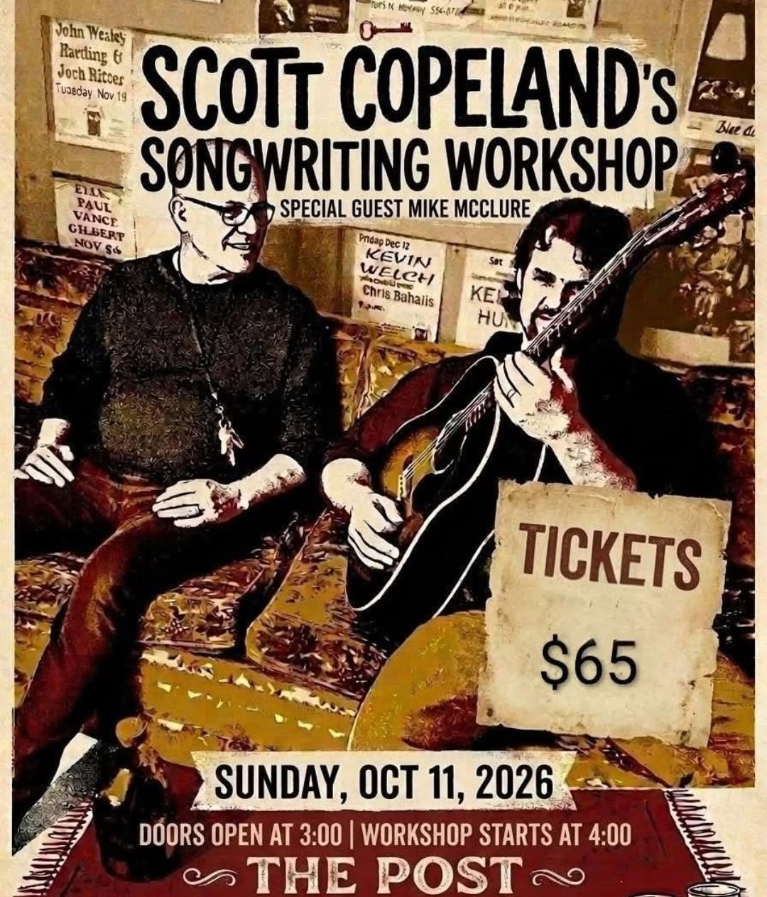 Scott Copeland's Songwriter Workshop with Special Guest Mike McClure