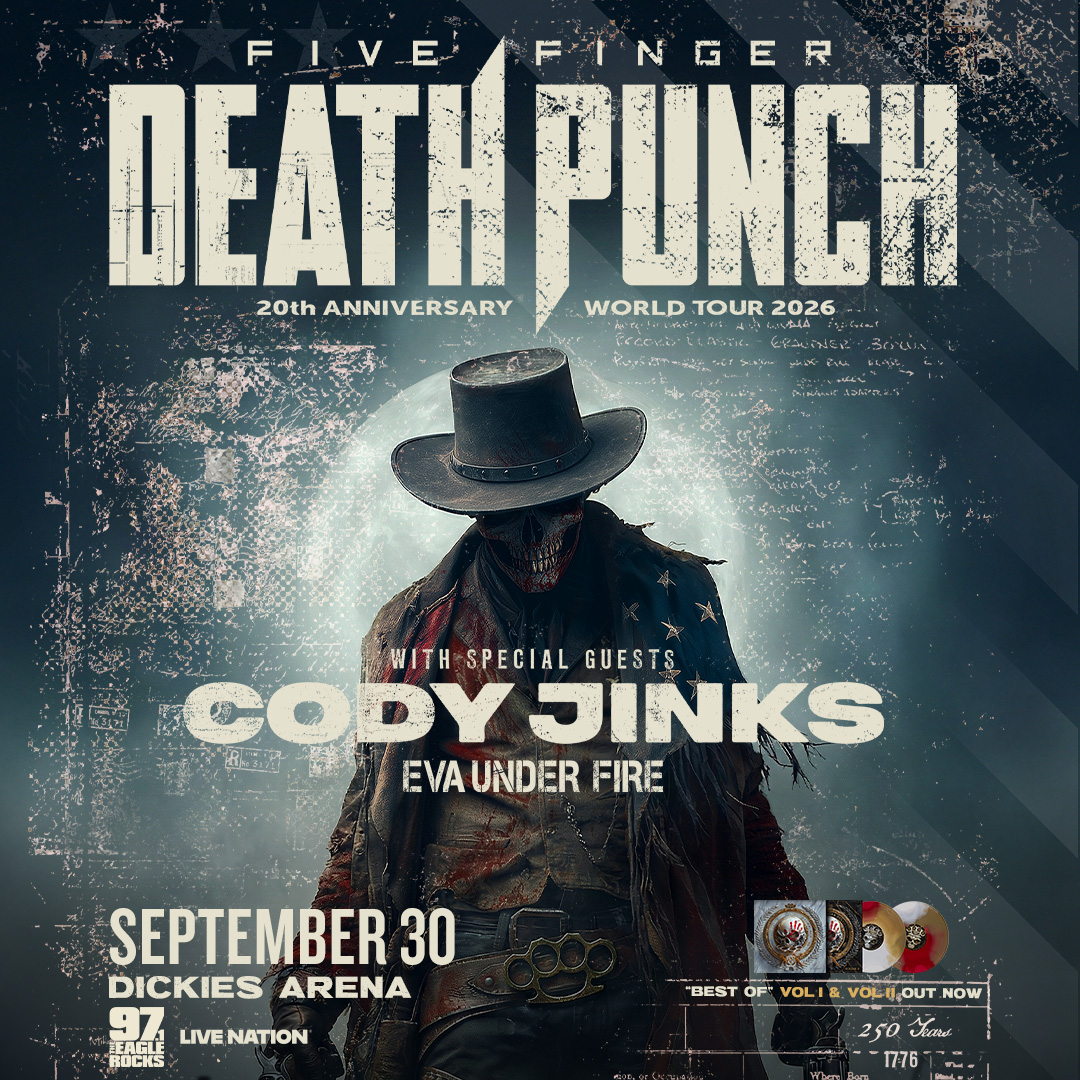 97.1 The Eagle Presents Five Finger Death Punch