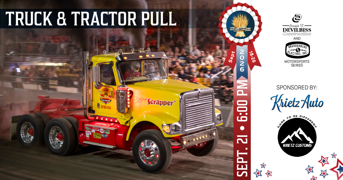 Tractor & Truck Pull at The Great Frederick Fair | Frederick, MD