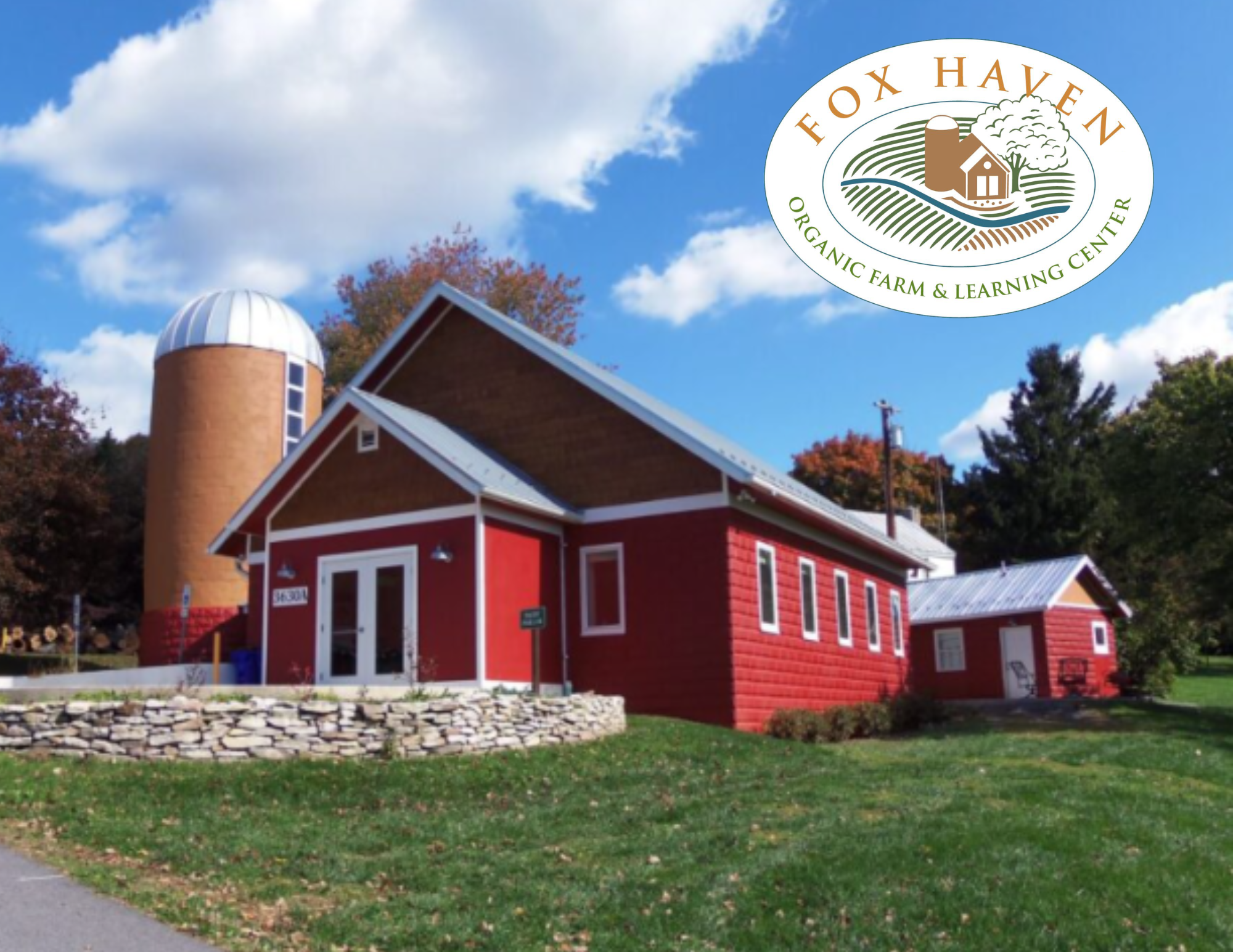 The Big Red Barn and Dairy Parlor at Fox Haven Farm & Learning