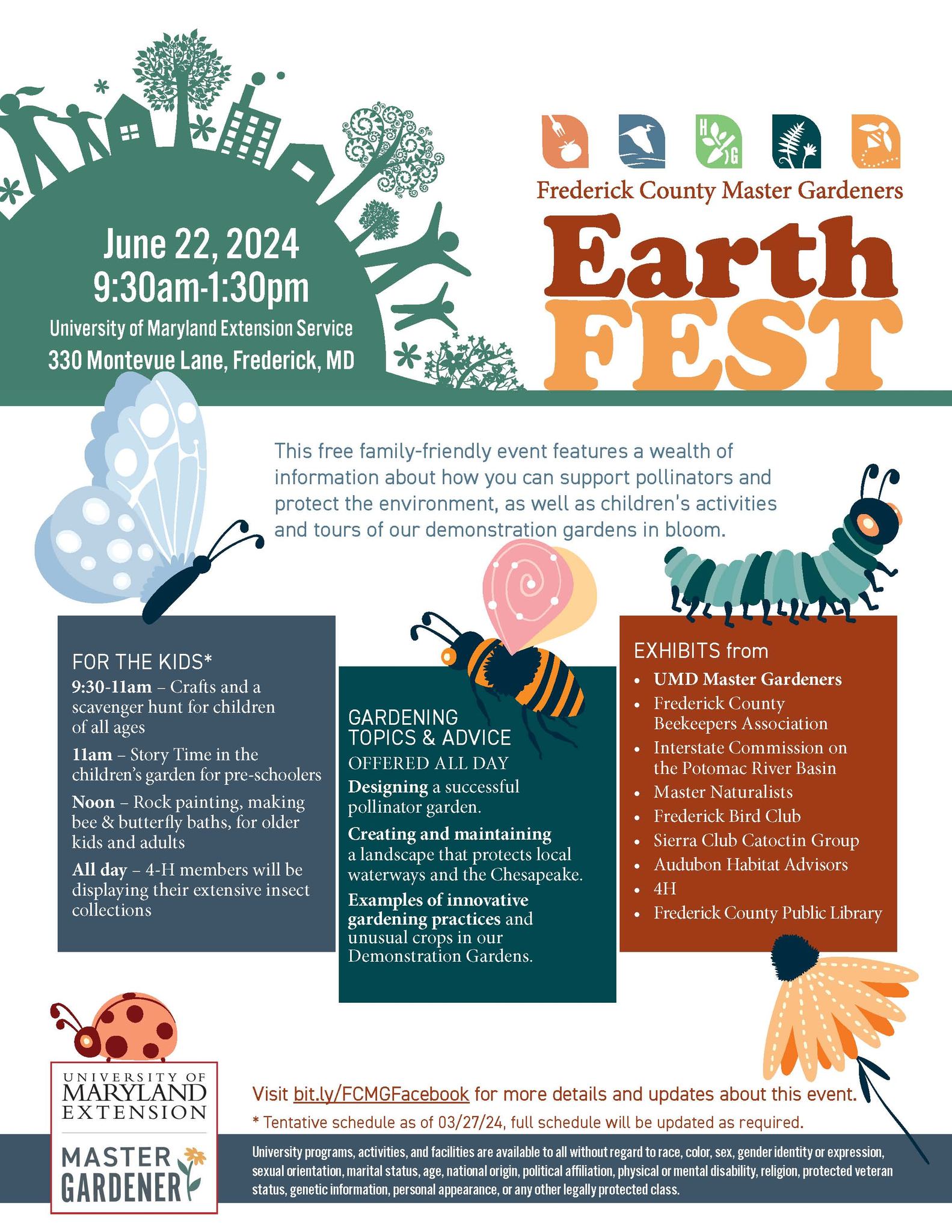 Earthfest presented by Master Gardeners Frederick County