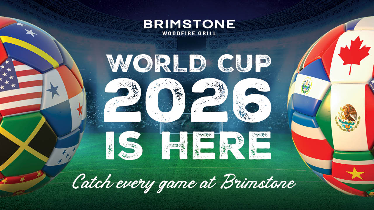 World Cup 2026 Watch Party at Brimstone Woodfire Grill