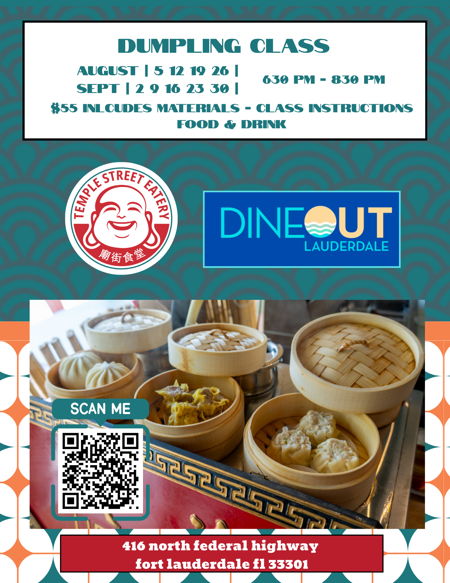 Dine Out Lauderdale Dumpling Classes