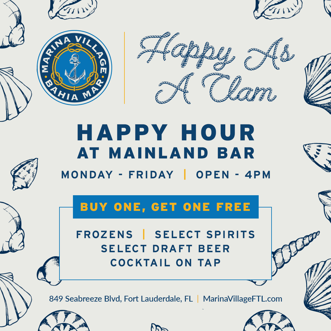 Happy As A Clam: 2-4-1 Happy Hour At Mainland Bar