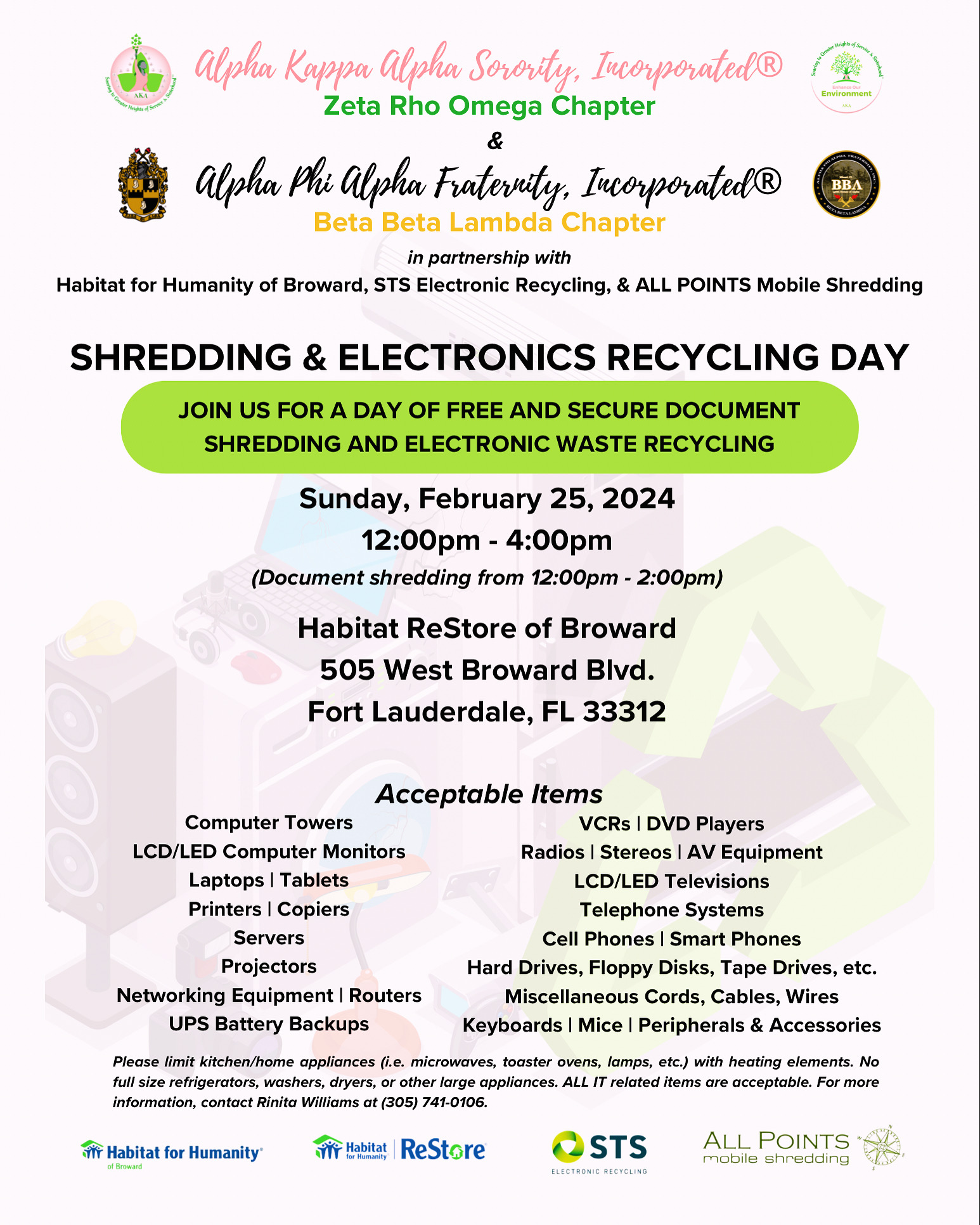 Shredding and Electronics Recycling Day