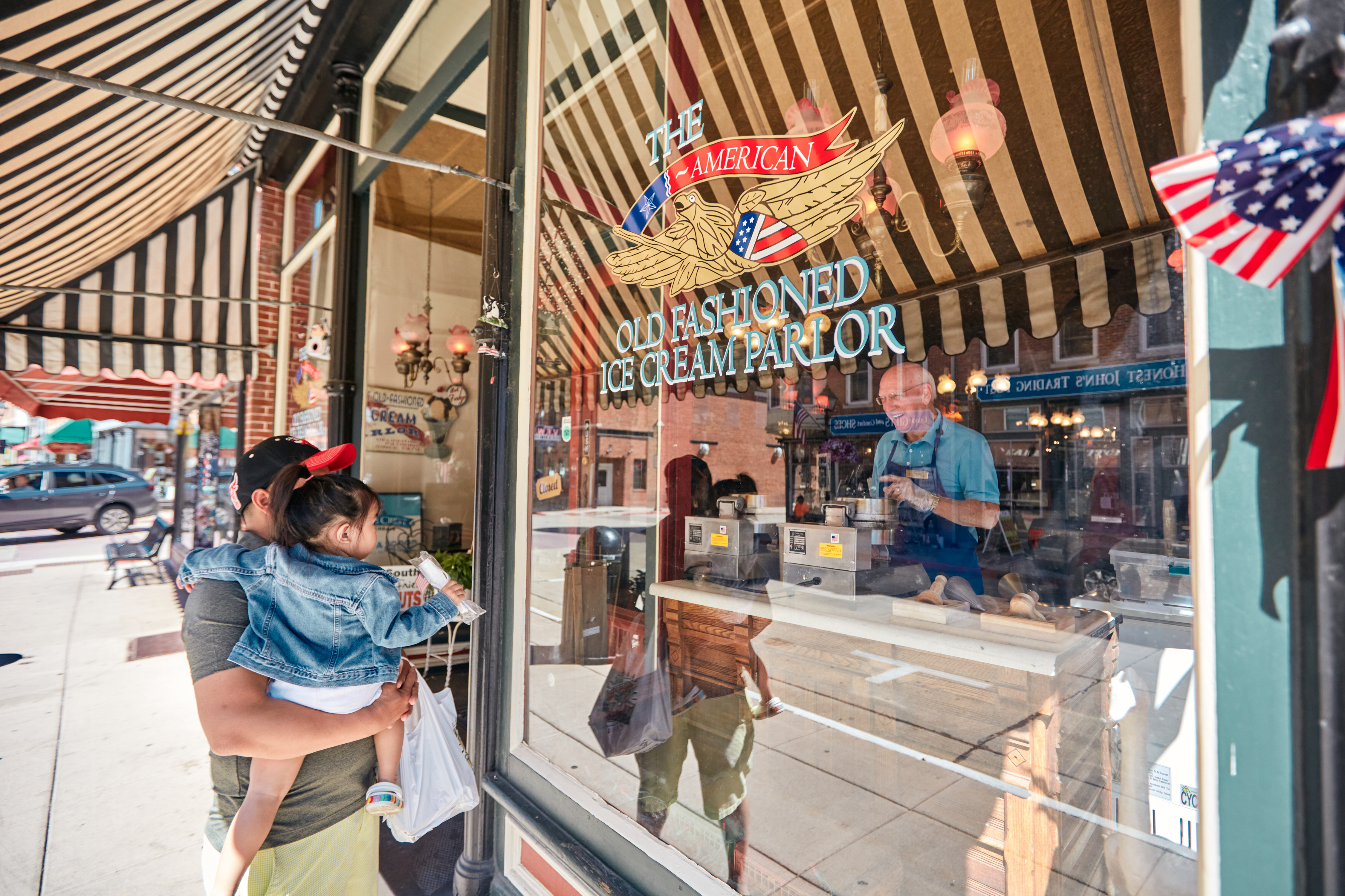 American Old-Fashioned Ice Cream Parlor