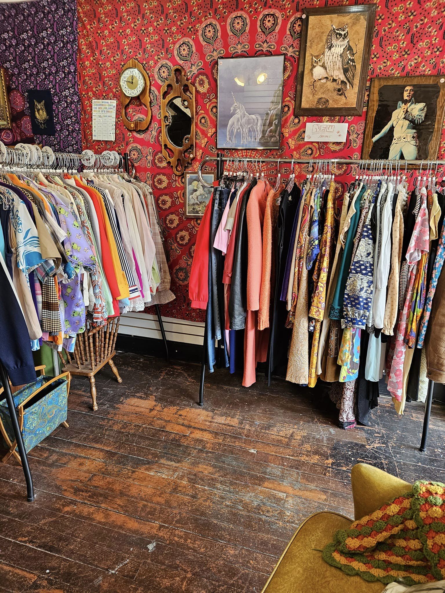 Antique boutique clothing sale