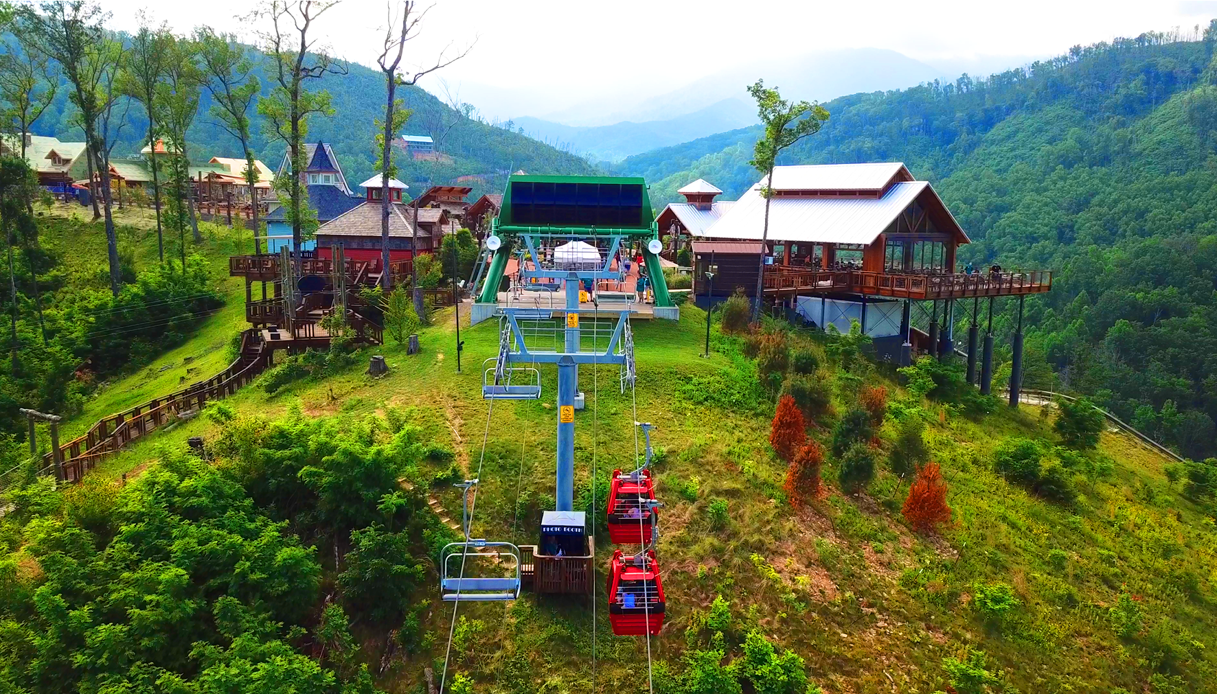 Anakeesta mountain sightseeing chondola in pigeon forge photos ...