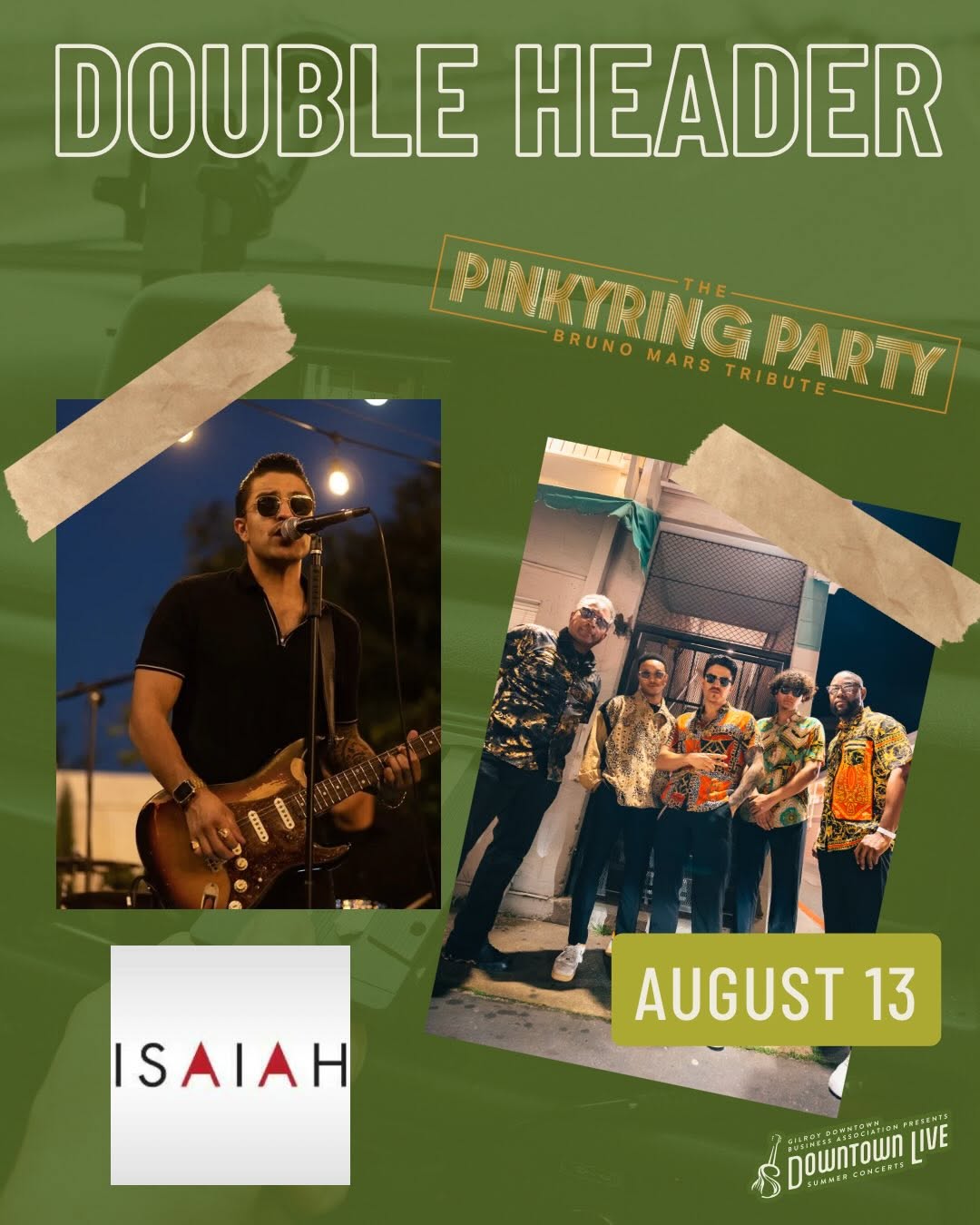 Downtown Live Summer Concert Series - DOUBLE HEADER