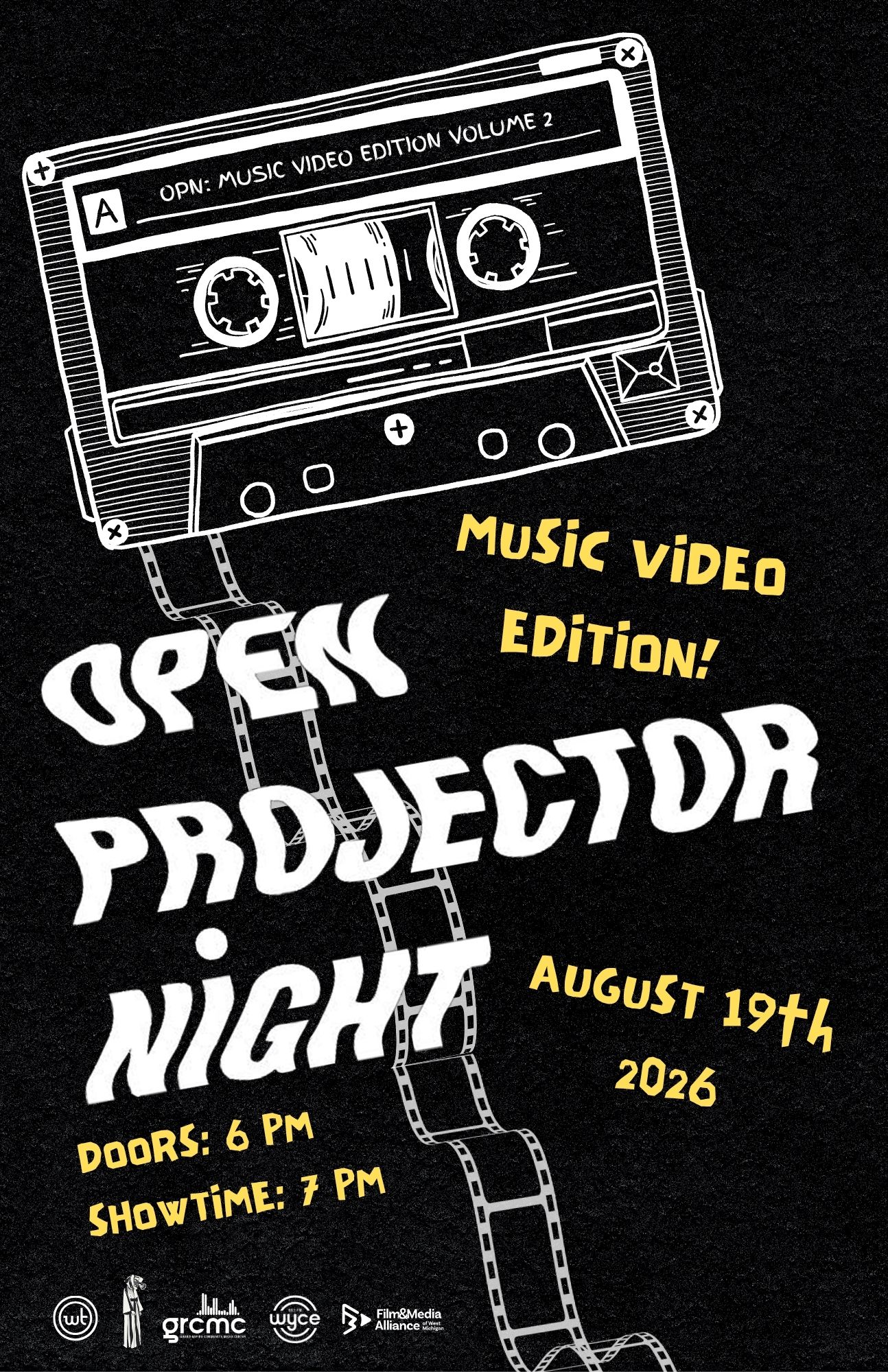 Open Projector Night: Music Video Edition (in partnership with
