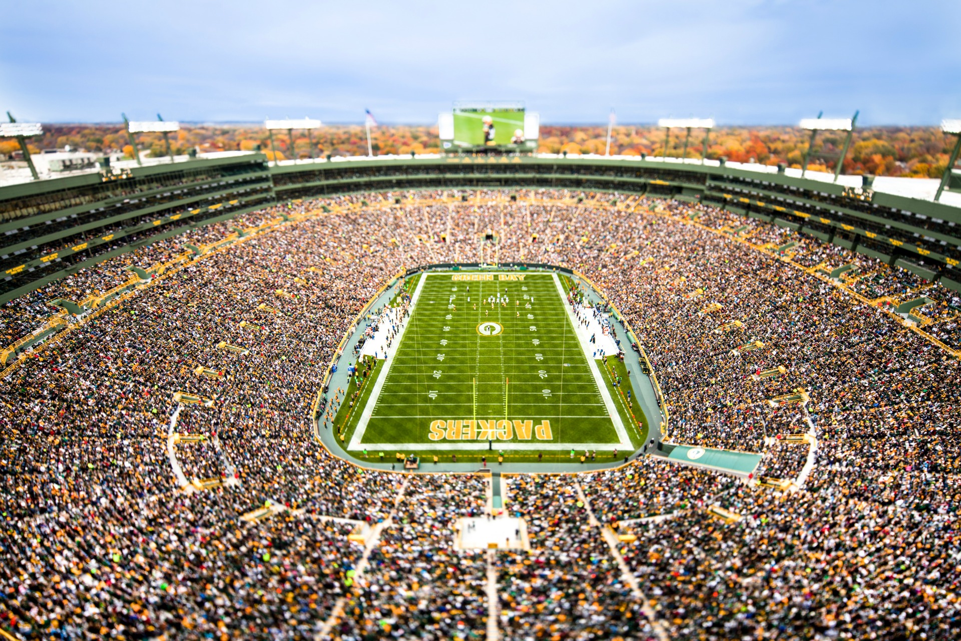 green bay packers home field