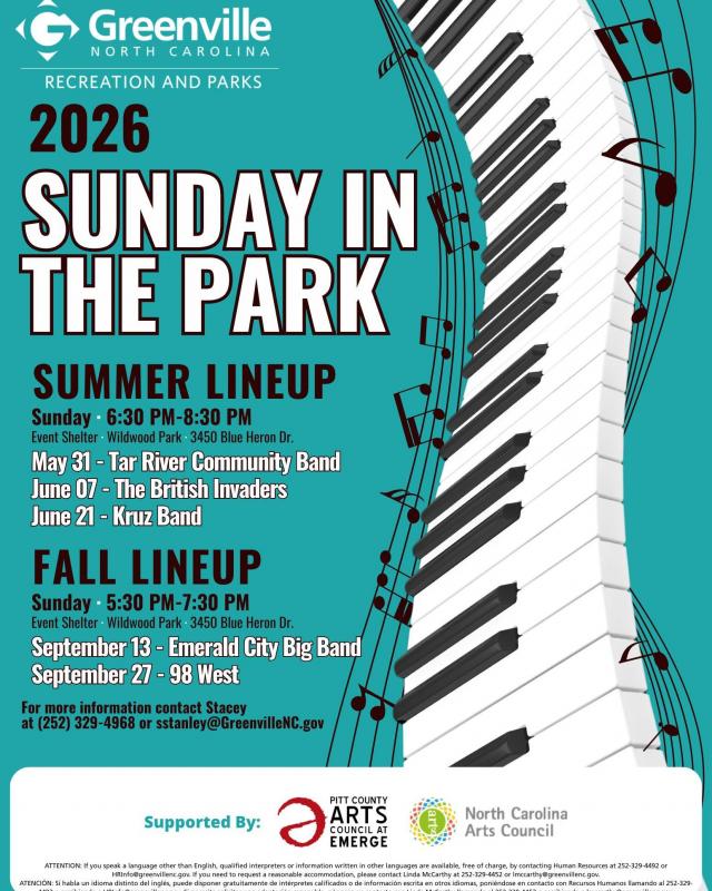 Sunday in The Park Music Series