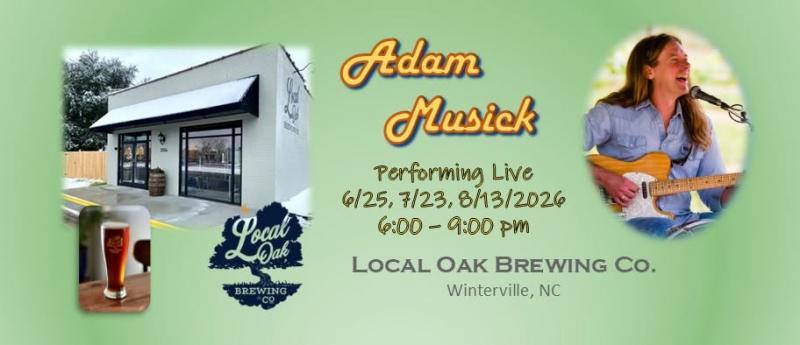 Join Adam Musick @ Local Oak Brewing