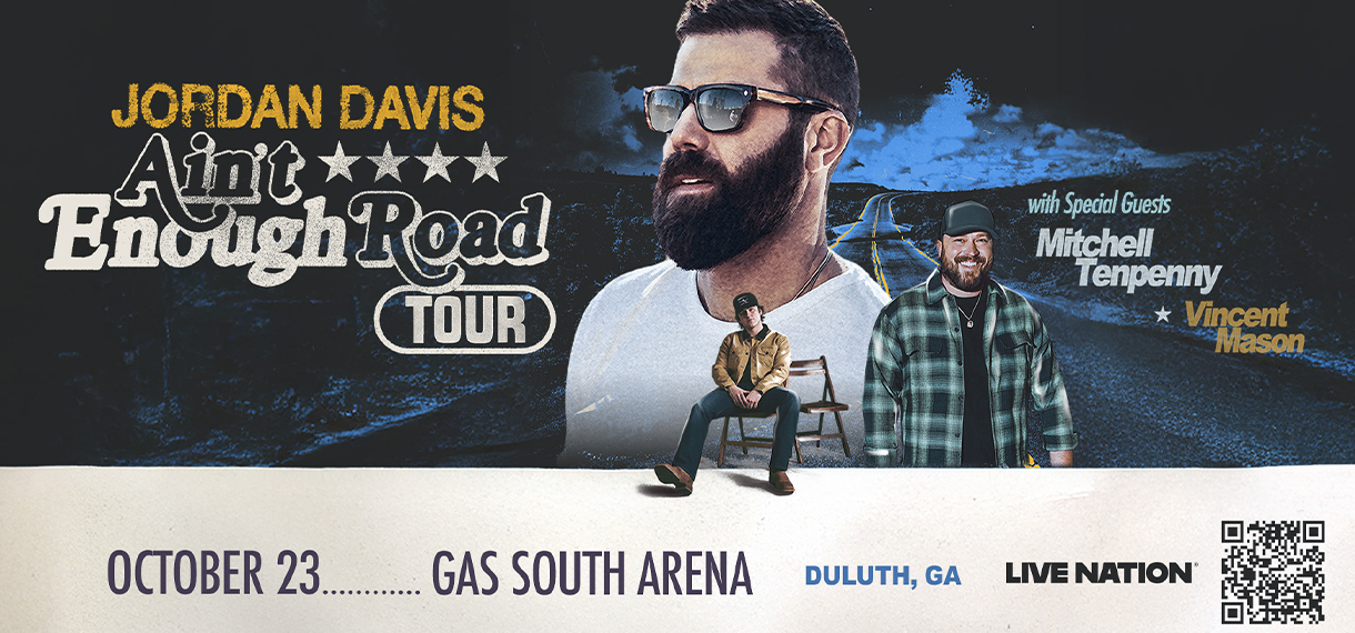 Jordan Davis: Ain't Enough Road Tour 2025 | Gwinnett County, GA