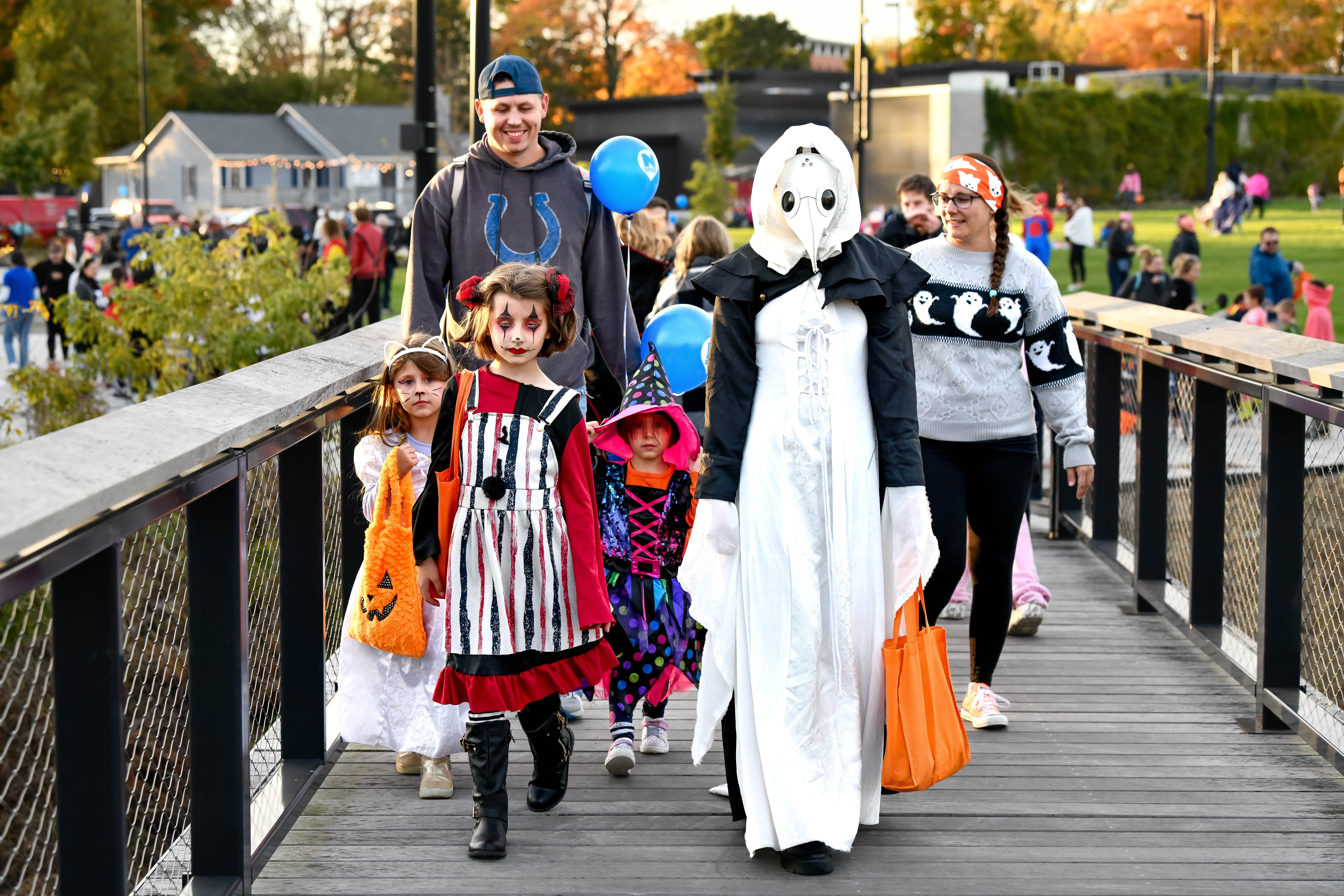 Trick or Treating in the Plaza