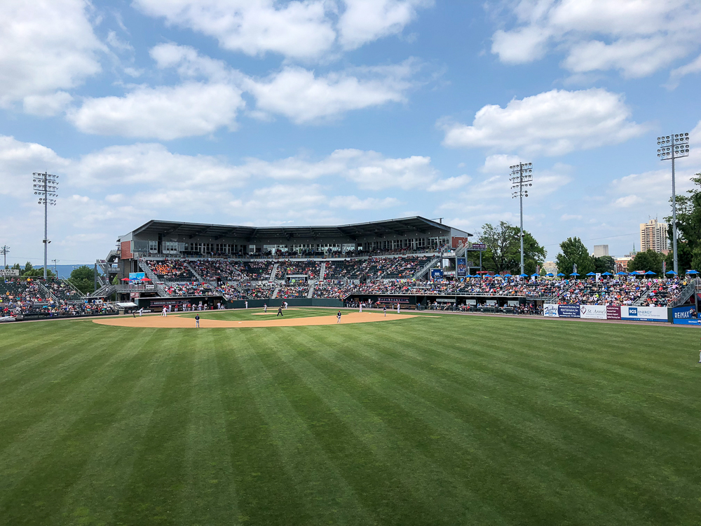 FNB Field, section 204, row 6, seat 4 - Harrisburg Senators vs Reading  Phillies, shared by Reflect4ever