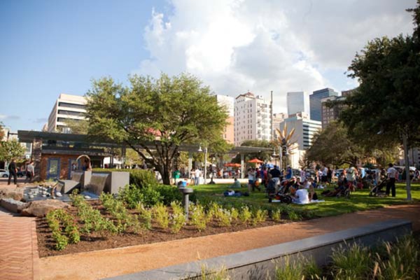 Downtown Houston from Hogg Park 328-2, Houston, Texas