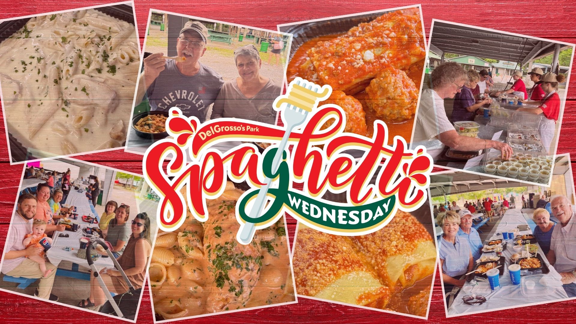 Spaghetti Wednesdays at DelGrosso's Amusement Park