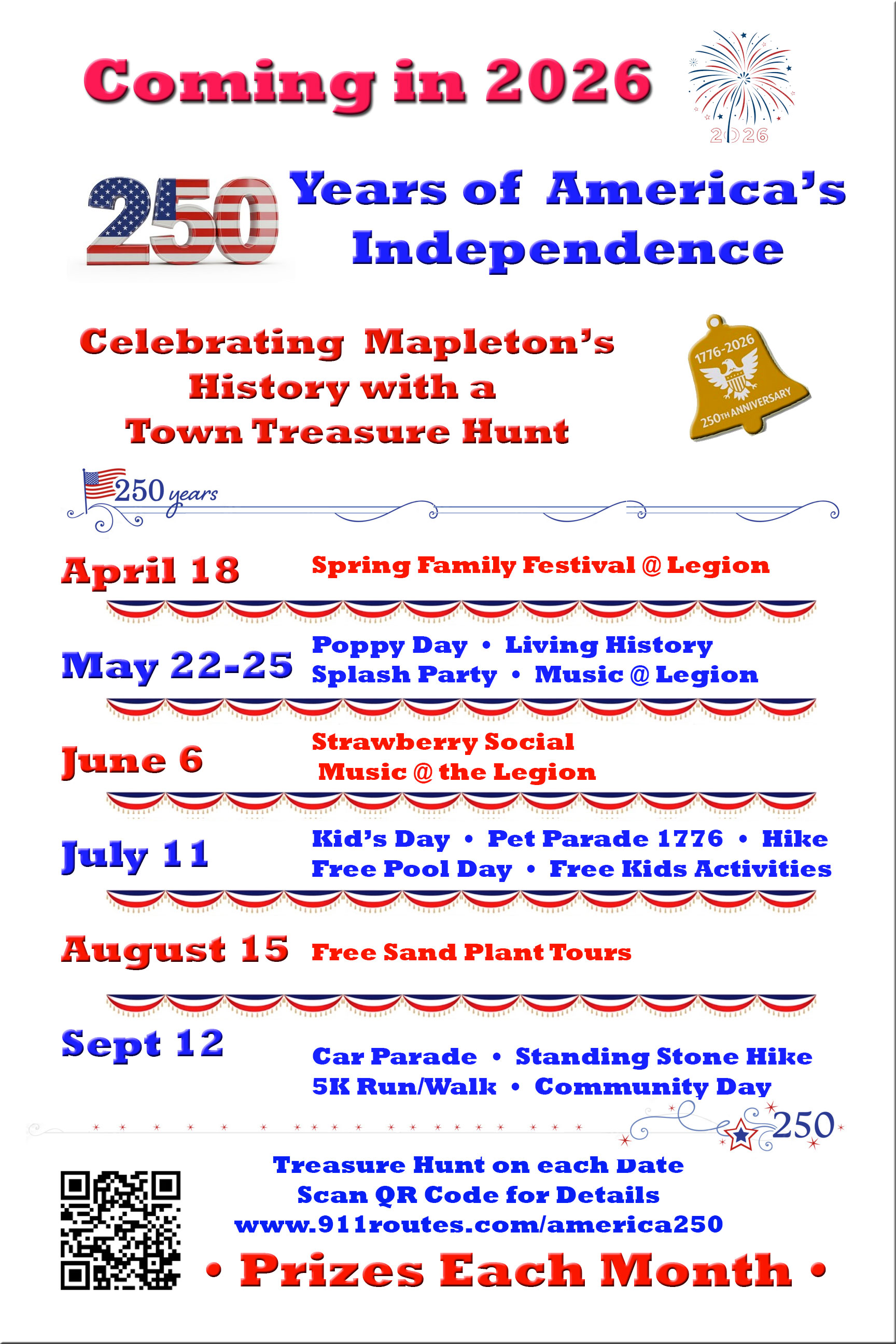 History Treasure Hunt in Mapleton