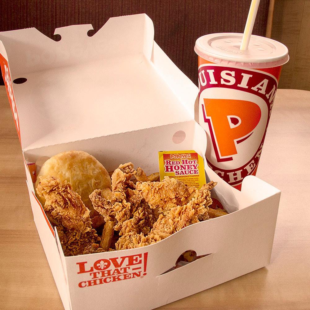 Popeyes Fried Chicken Bucket