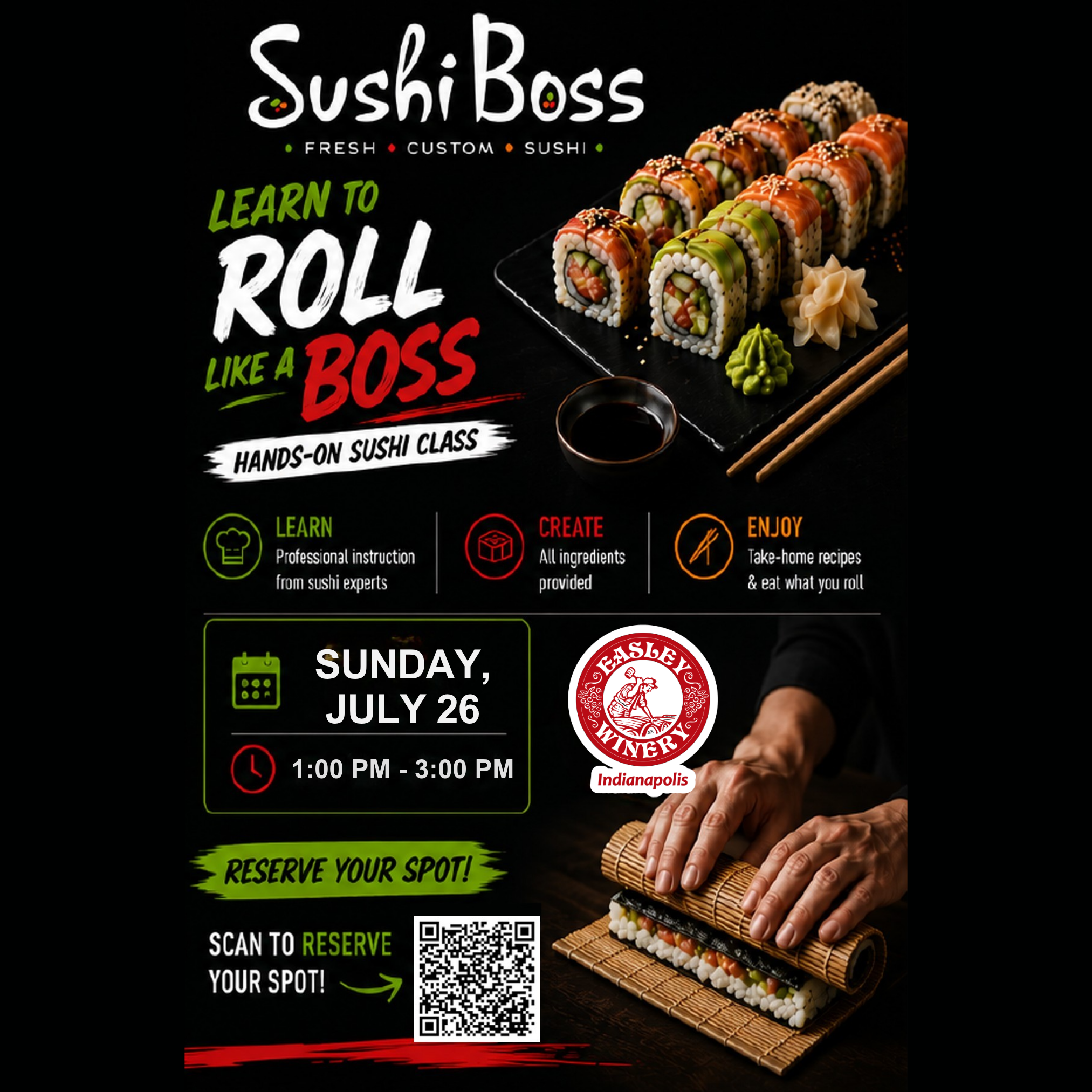 Hands-On Sushi Class