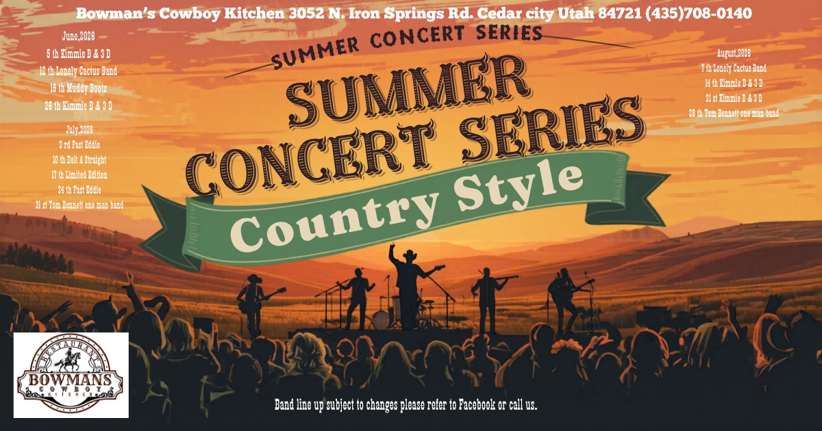 Bowman's Summer Concert Series - Country Style