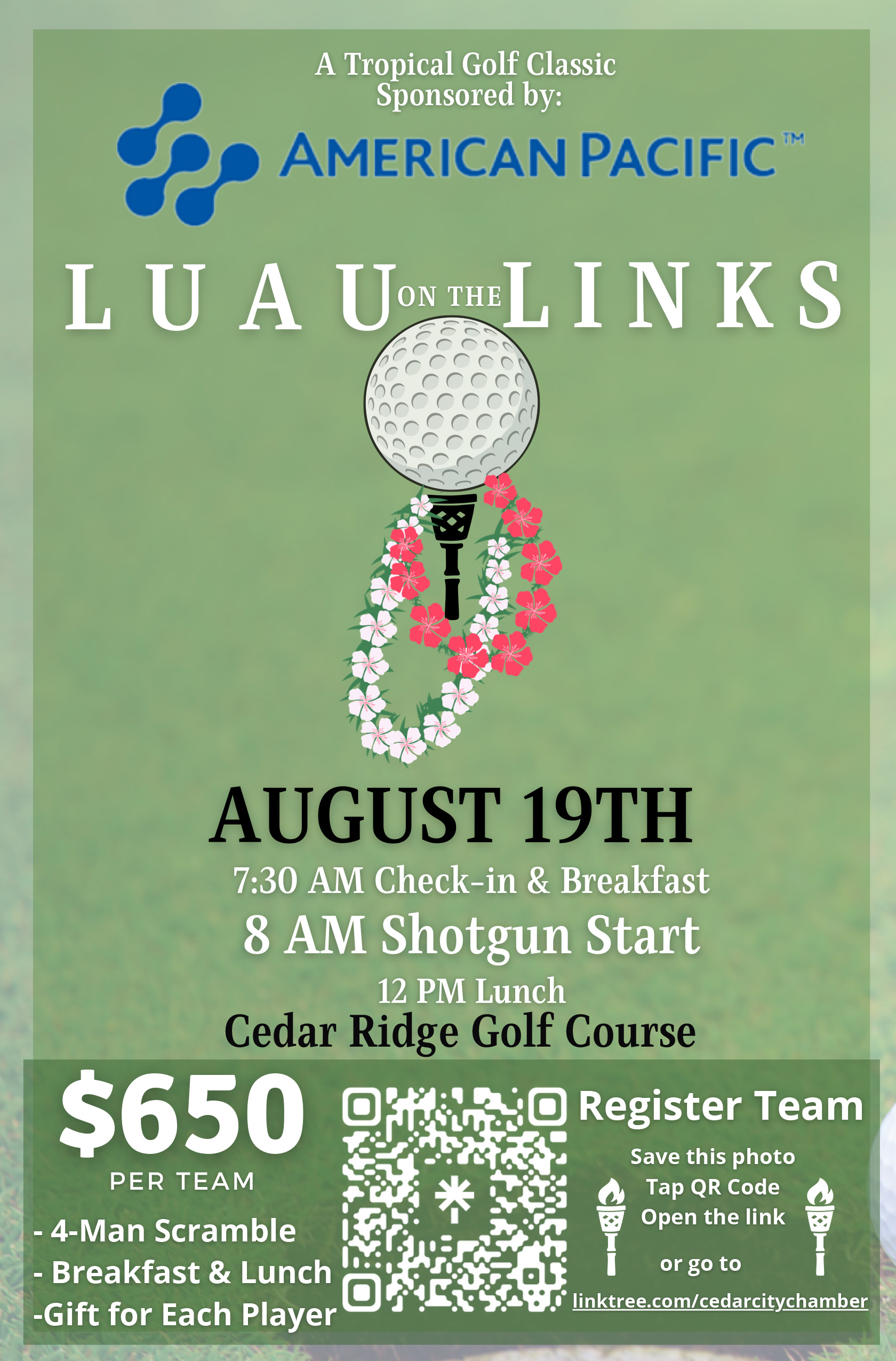 Cedar City Chamber -  Golf Thournament