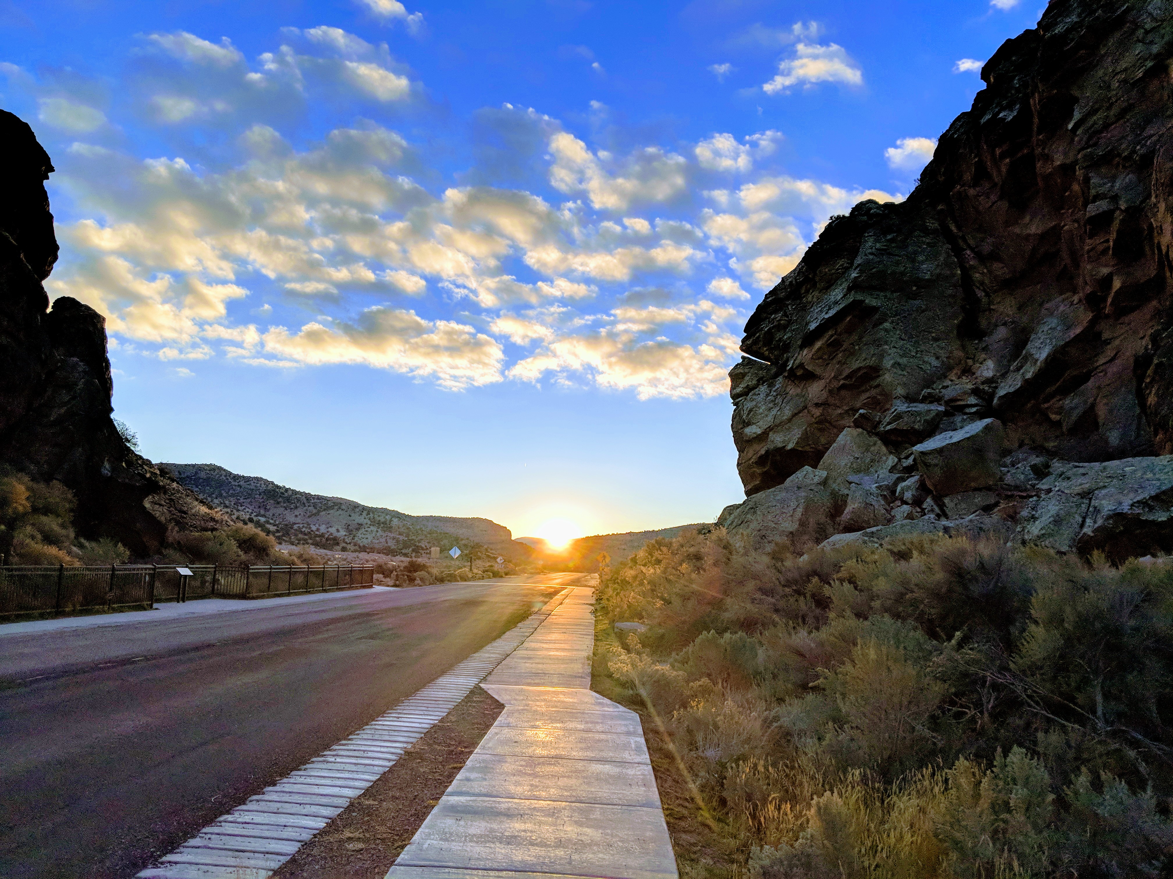 Parowan Gap - Swallowing the Summer Sun Observation