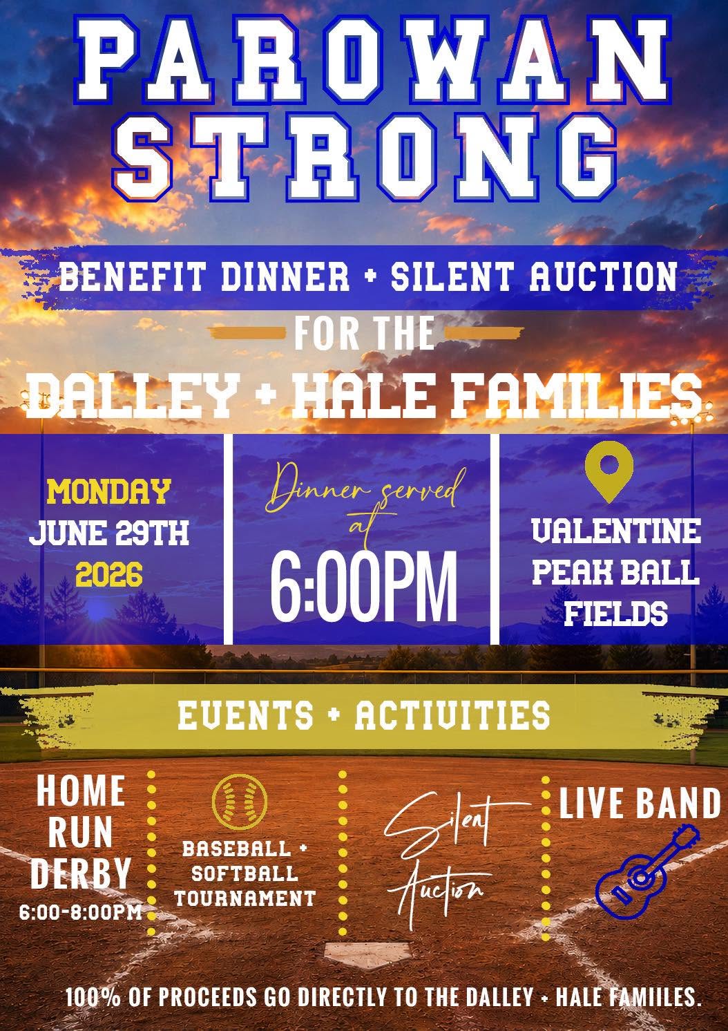 Parowan Strong - Benefit Dinner & Silent Auction