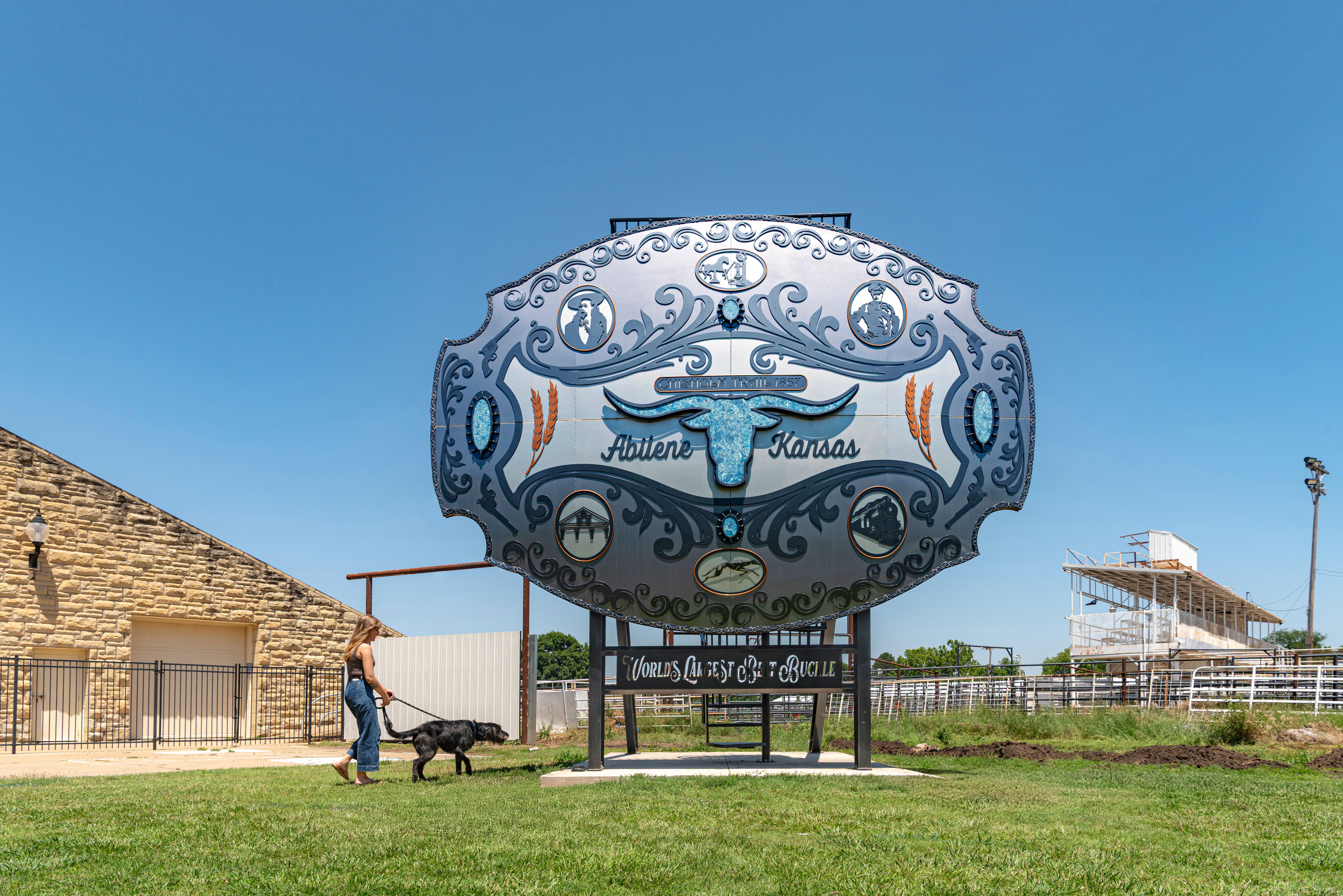 World's Largest Belt Buckle - Abilene KS, 67410